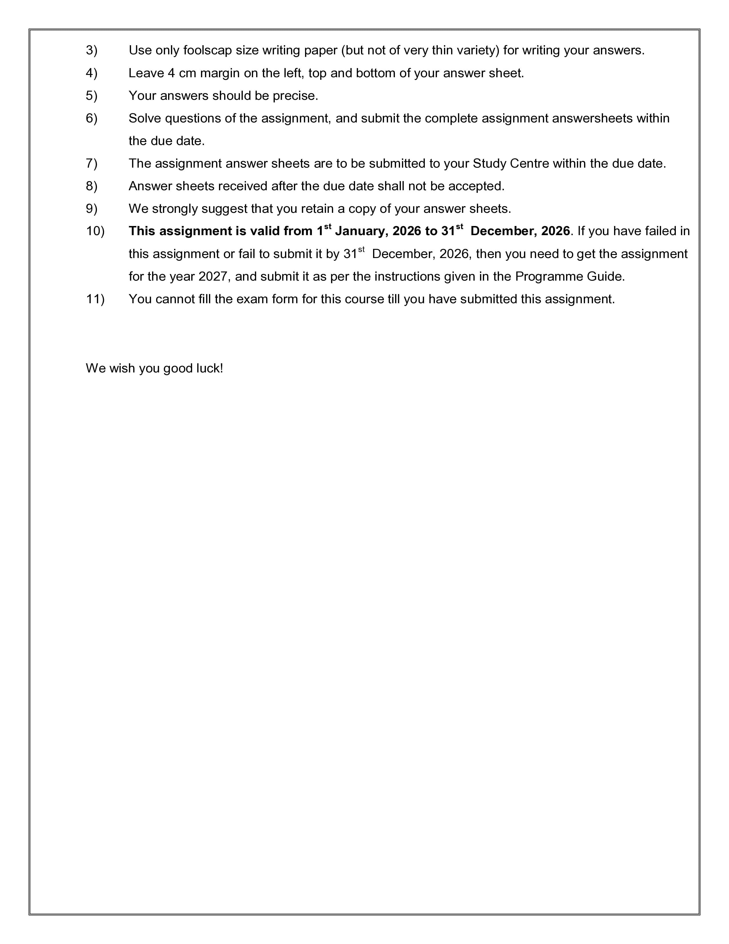 IGNOU BBCS 183 Handwritten Hardcopy Assignment 2026-26 (Hindi Medium)