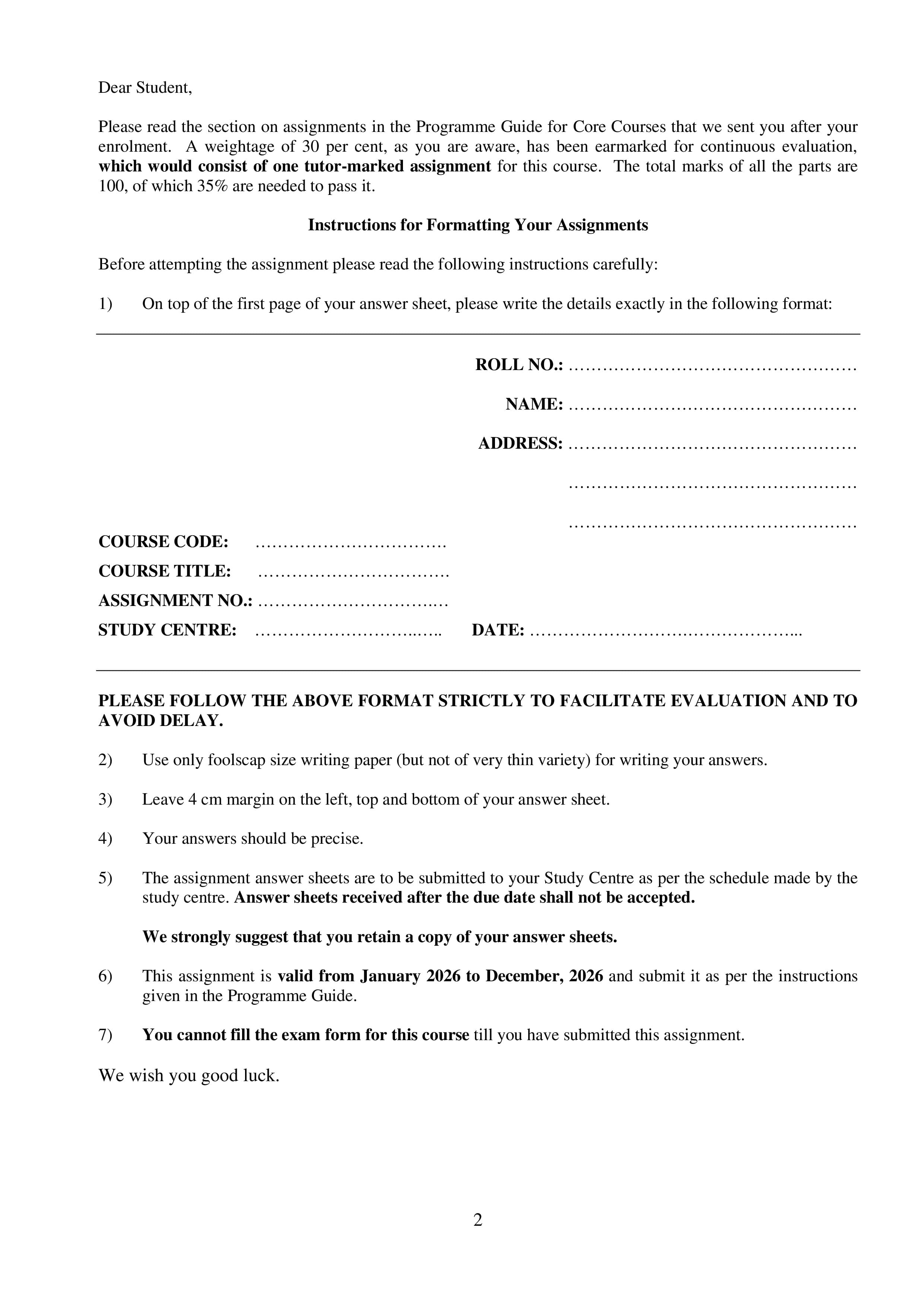 IGNOU BBCS 185 Handwritten Hardcopy Assignment 2026-26 (English Medium)