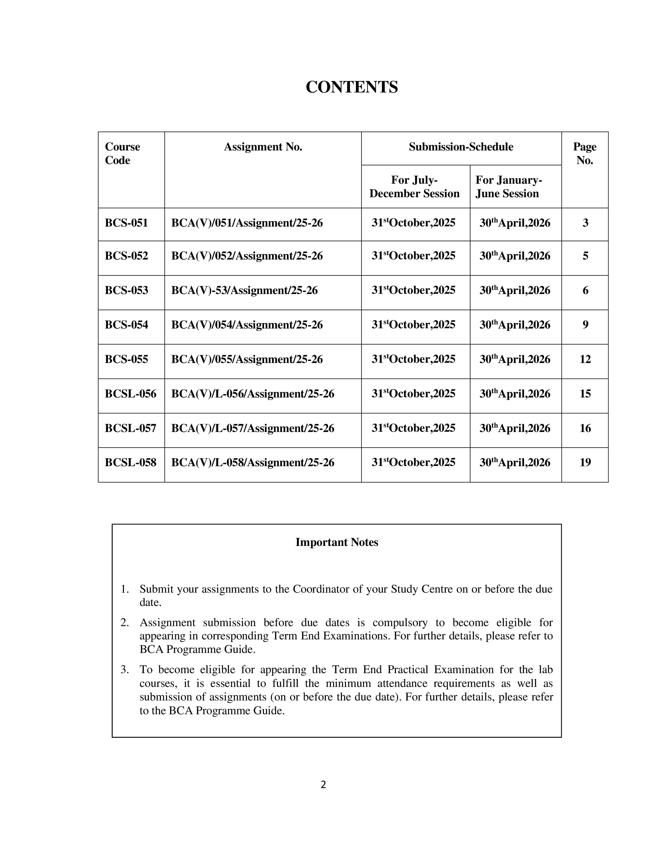 IGNOU BCS 052 Handwritten Hardcopy Assignment 2025-2026 (English Medium)