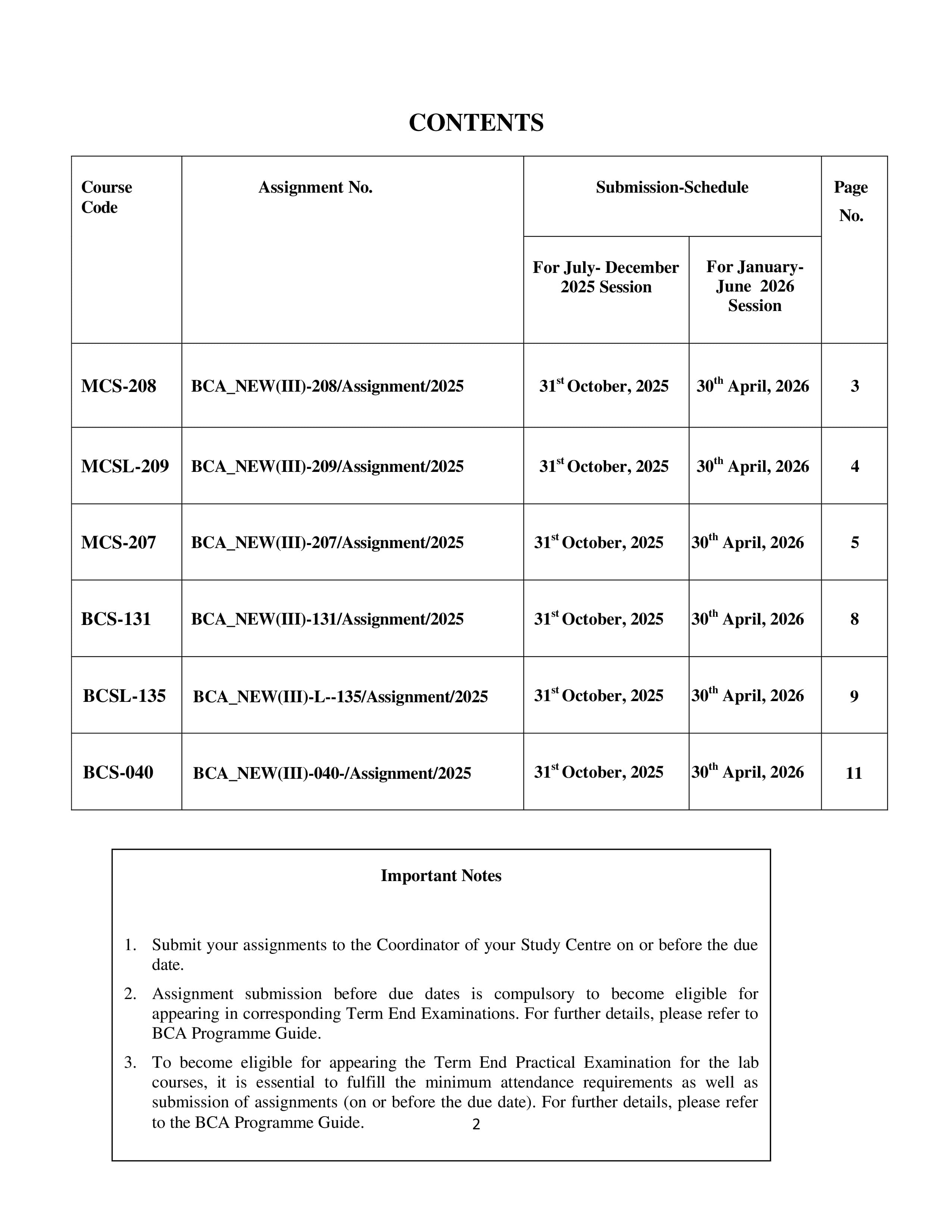 IGNOU BCS 131 Handwritten Hardcopy Assignment 2025-2026 (English Medium)