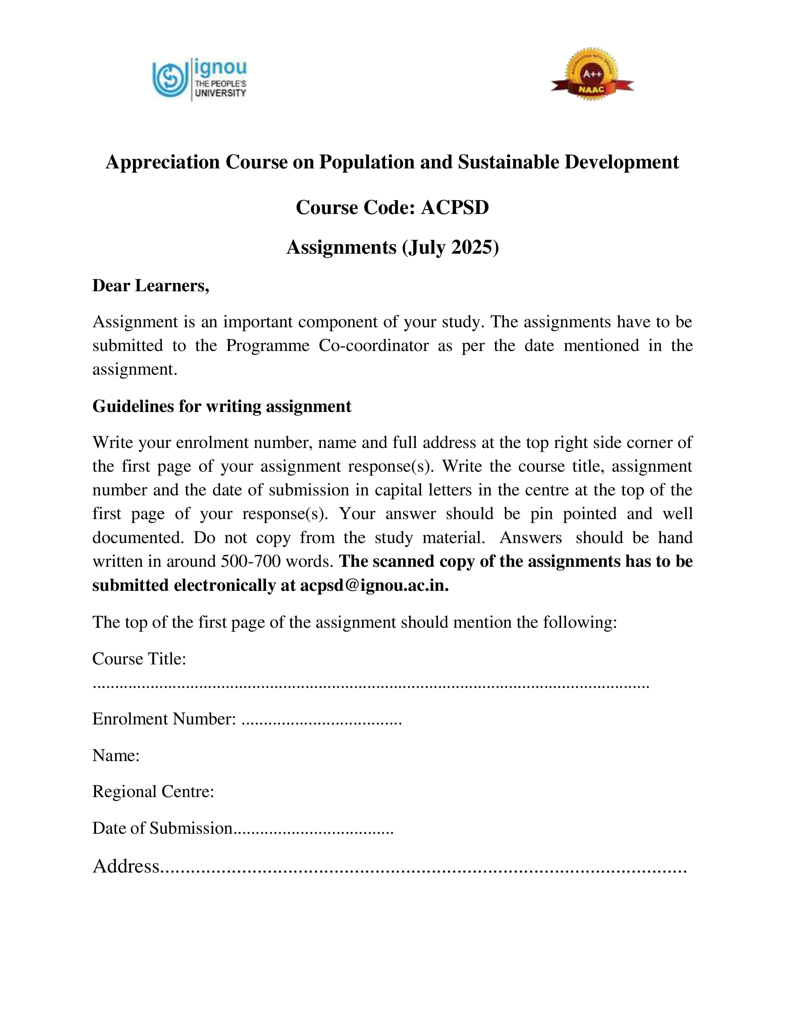 IGNOU BEV 001 Handwritten Hardcopy Assignment 2025-2026 (English Medium)