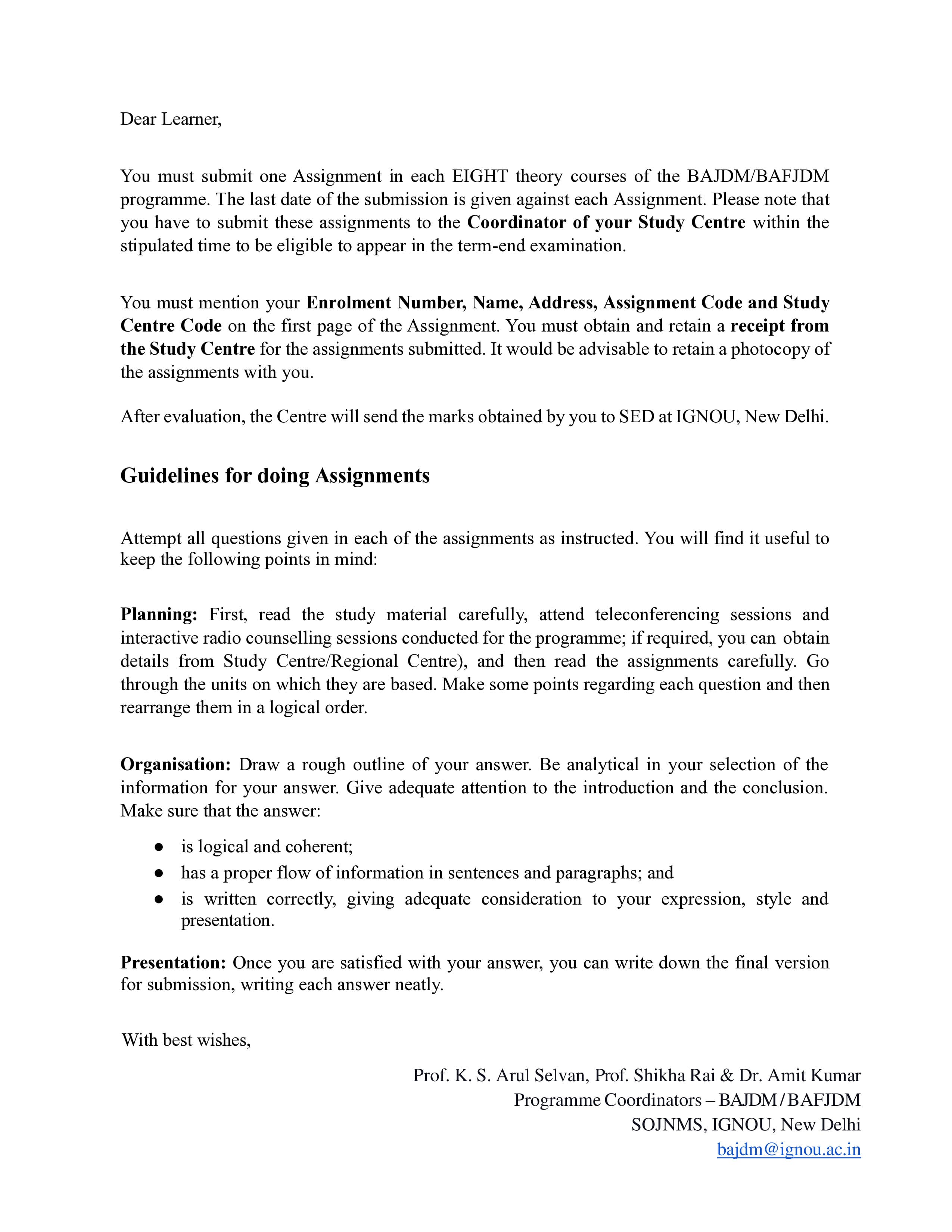 IGNOU BNM 037 Handwritten Hardcopy Assignment 2026-26 (English Medium)