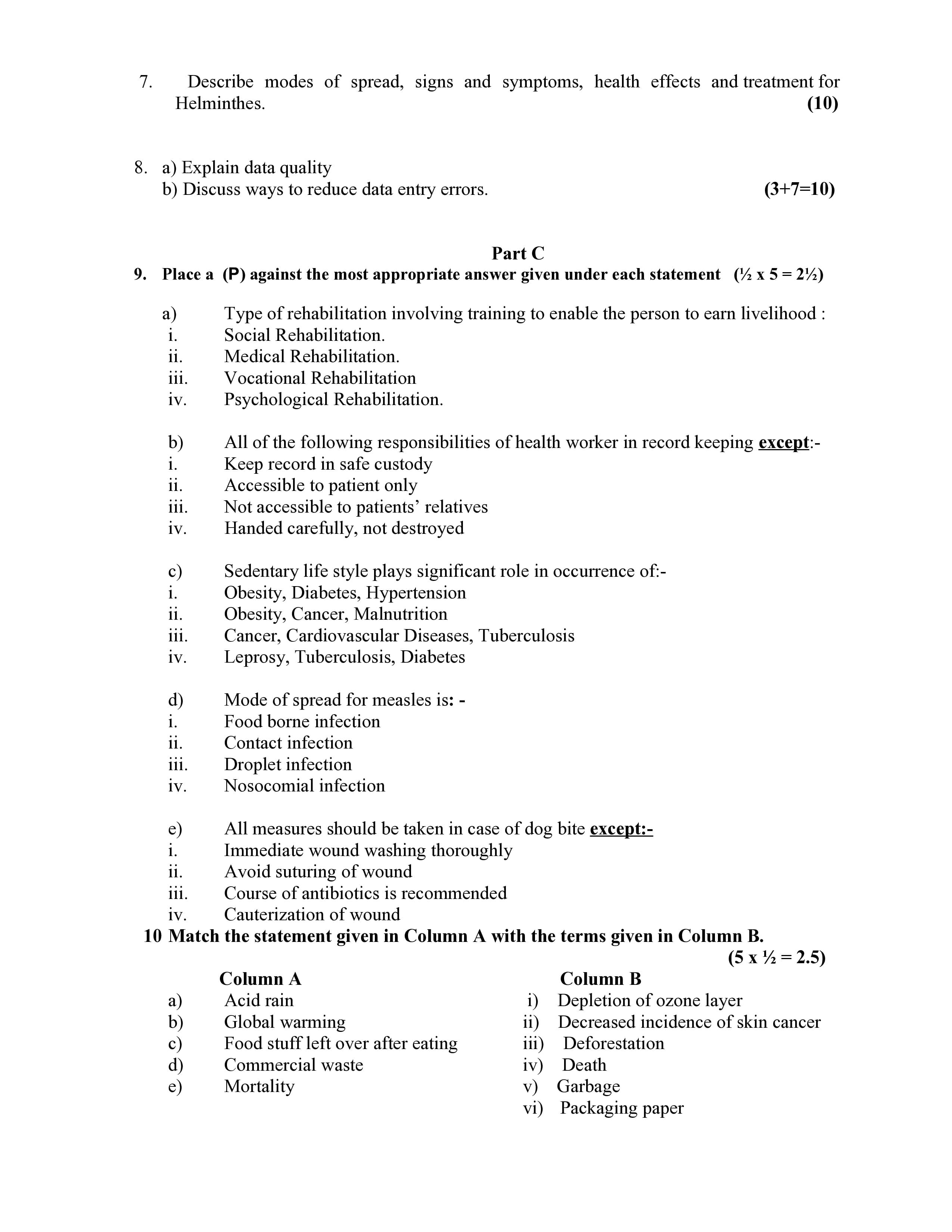 IGNOU BNS 041 Handwritten Hardcopy Assignment 2026-26 (English Medium)