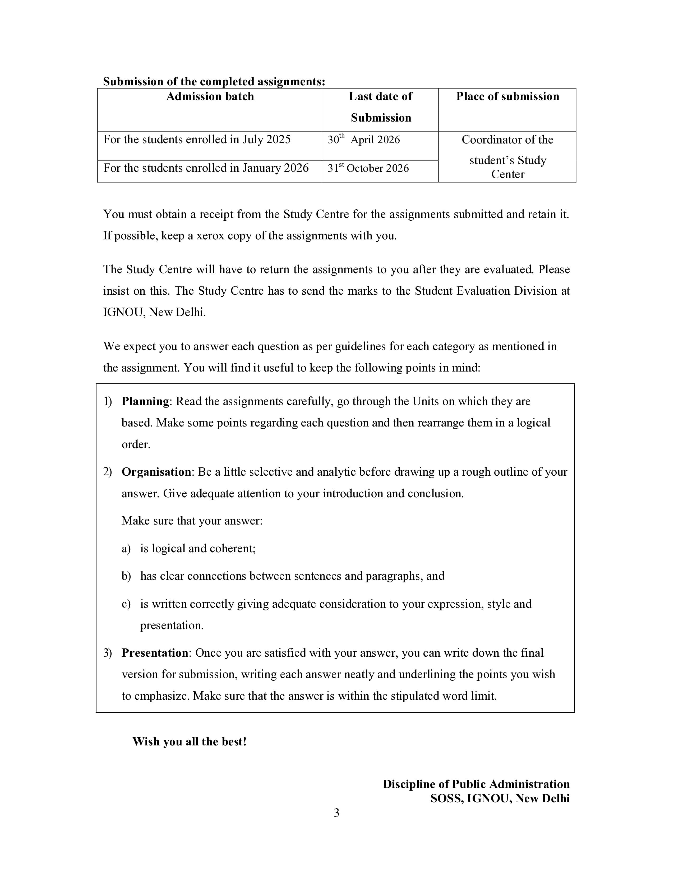 IGNOU BPAC 133 Handwritten Hardcopy Assignment 2025-2026 (English Medium)