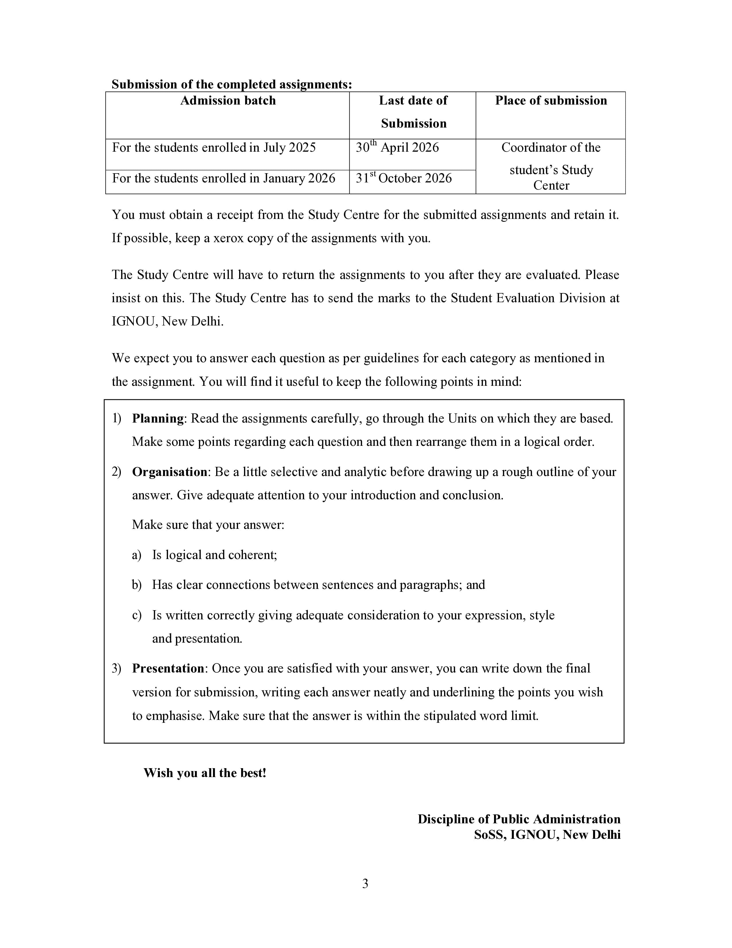 IGNOU BPAG 173 Handwritten Hardcopy Assignment 2025-2026 (English Medium)