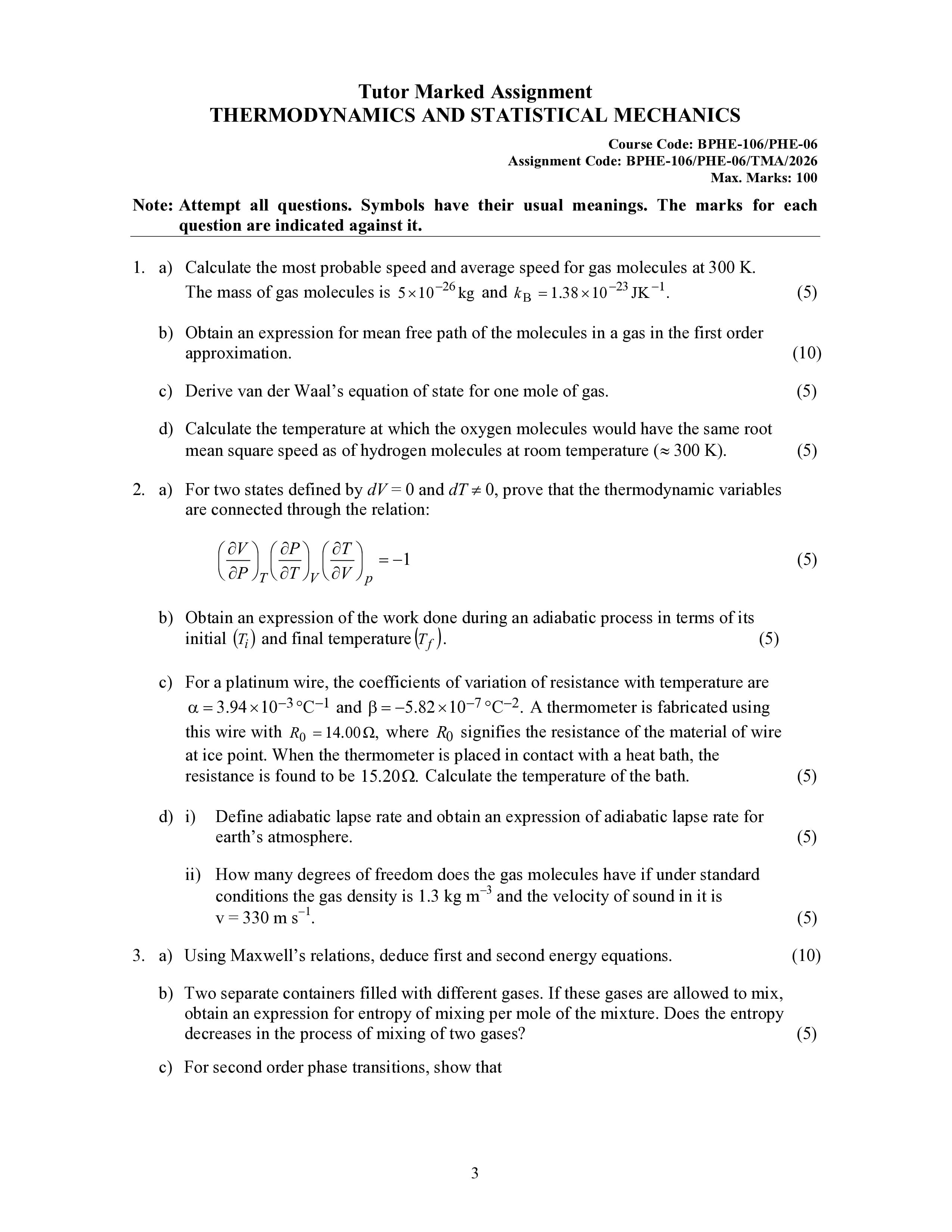 IGNOU BPHE 106 Handwritten Hardcopy Assignment 2026-26 (English Medium)