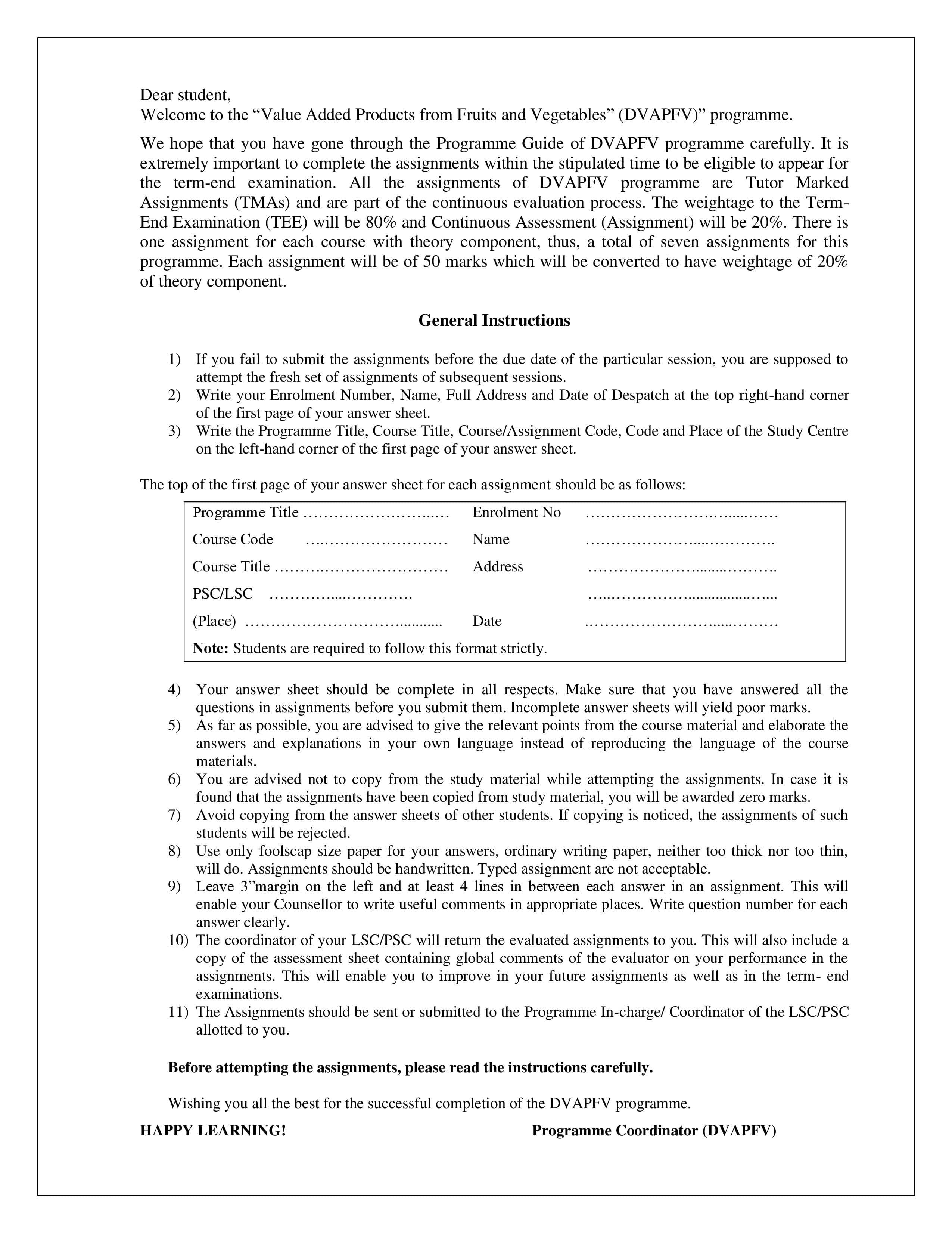 IGNOU BPVI 001 Handwritten Hardcopy Assignment 2025-2026 (English Medium)