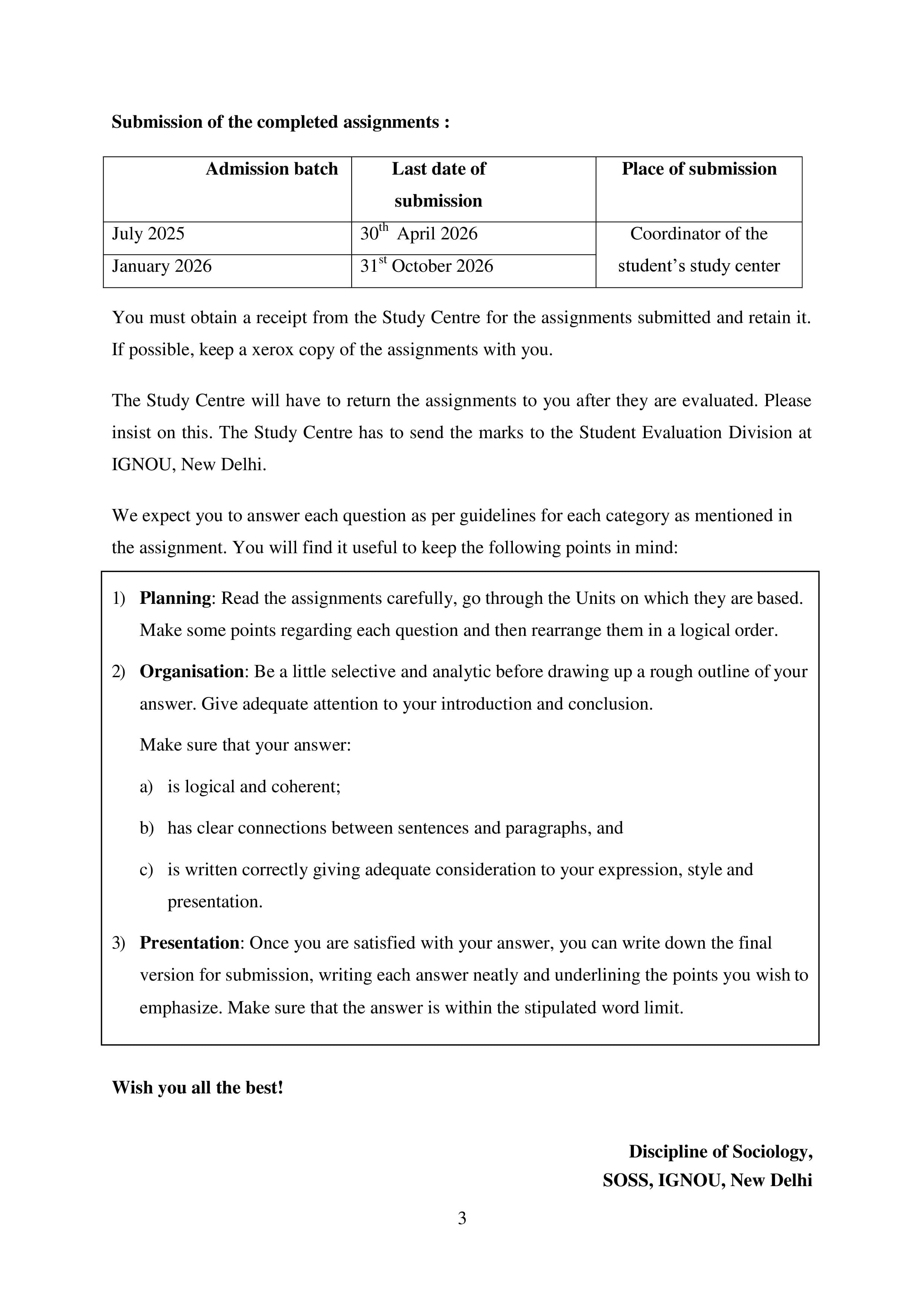 IGNOU BSOC 104 Handwritten Hardcopy Assignment 2025-2026 (English Medium)