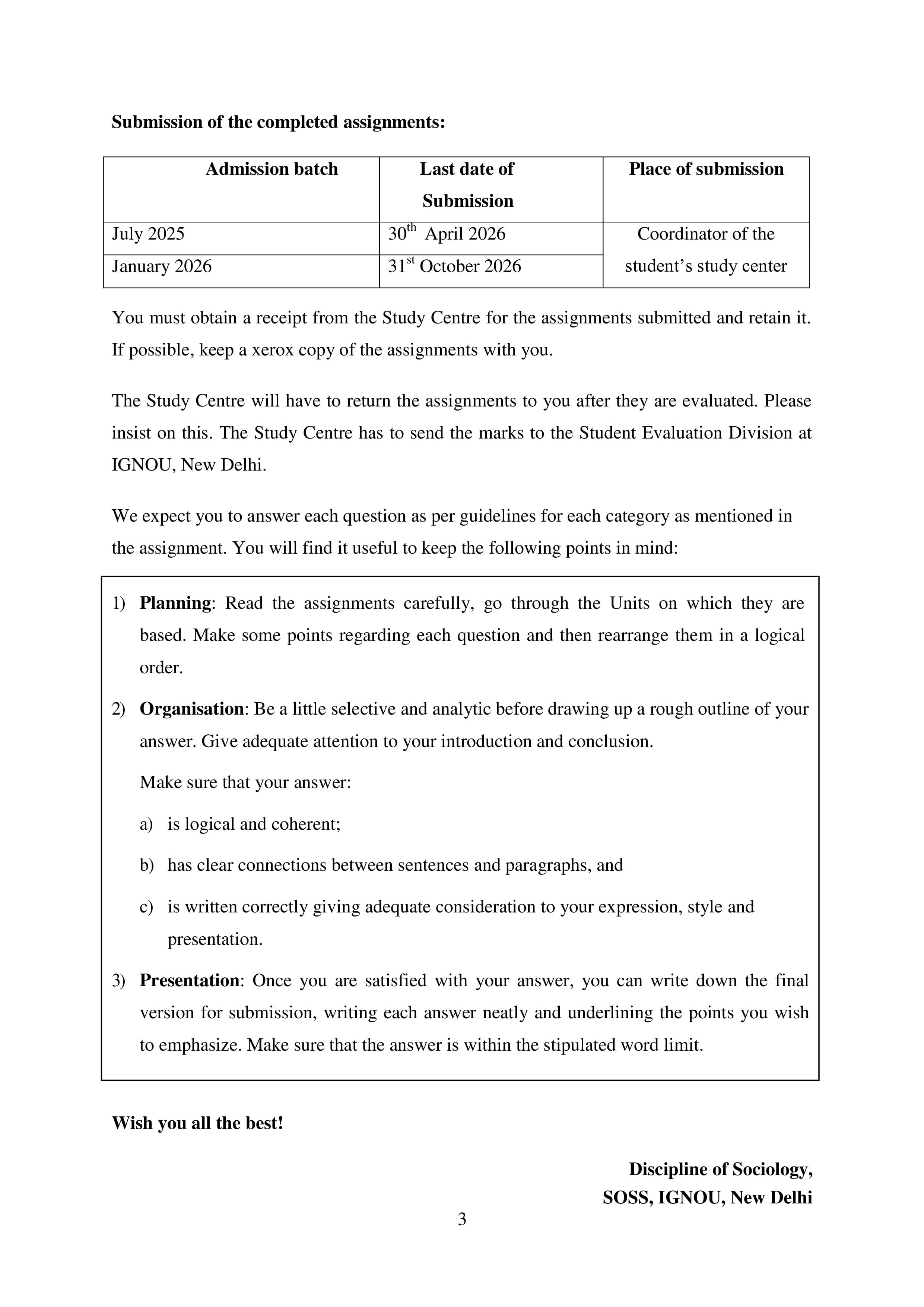 IGNOU BSOC 110 Handwritten Hardcopy Assignment 2025-2026 (English Medium)