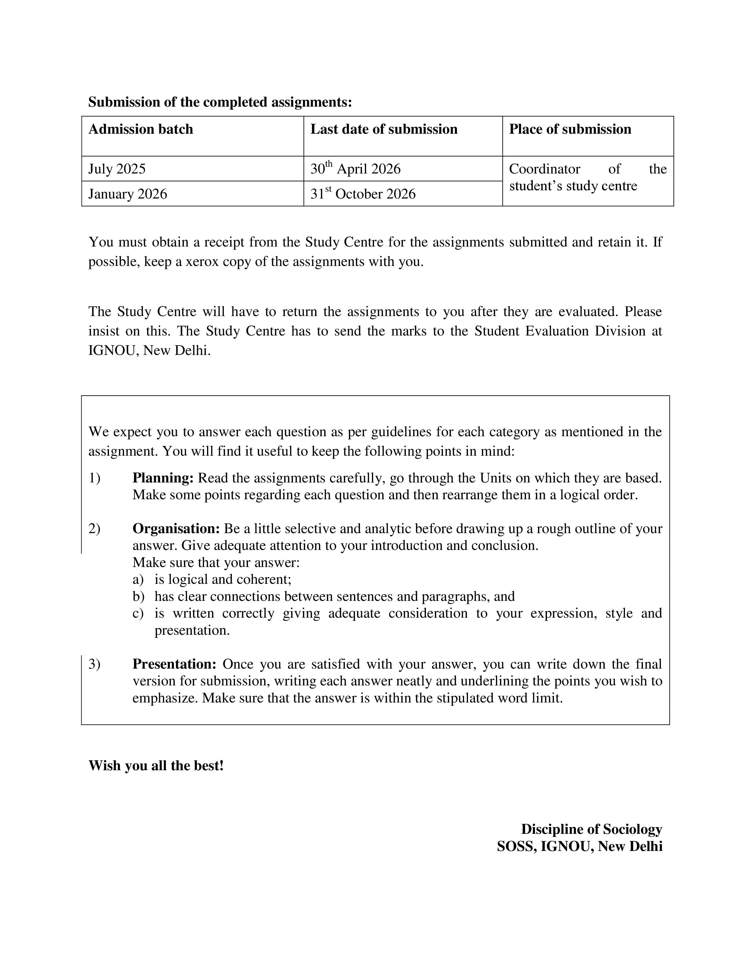 IGNOU BSOC 134 Handwritten Hardcopy Assignment 2025-2026 (English Medium)