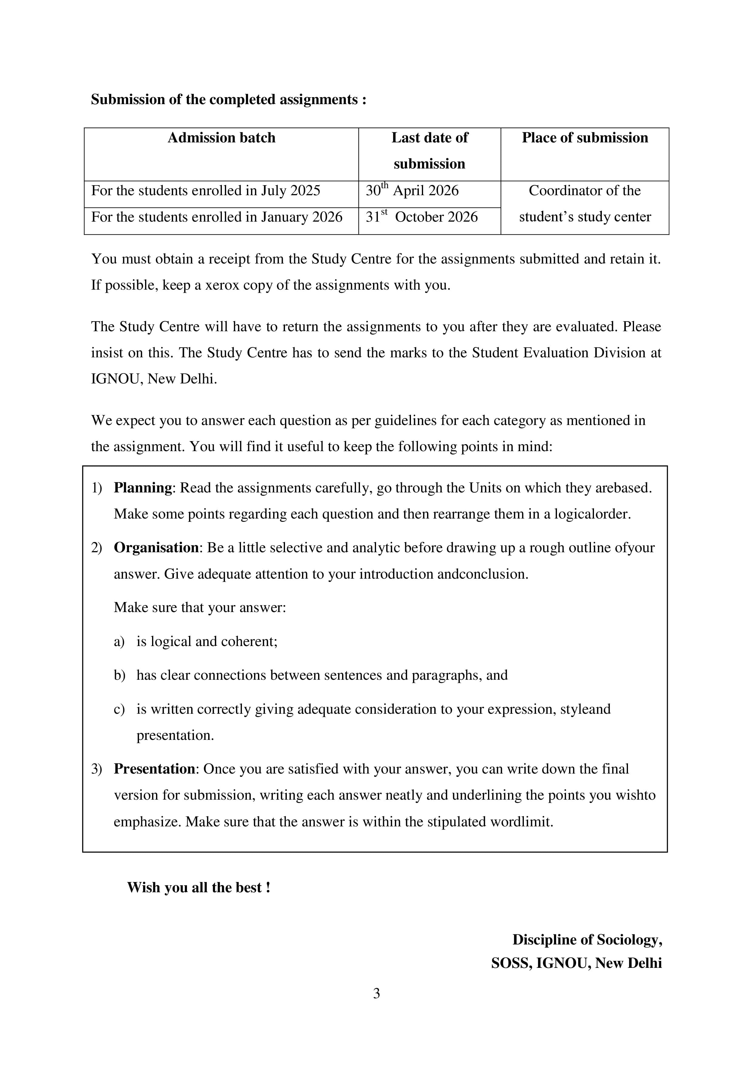 IGNOU BSOS 185 Handwritten Hardcopy Assignment 2025-2026 (English Medium)