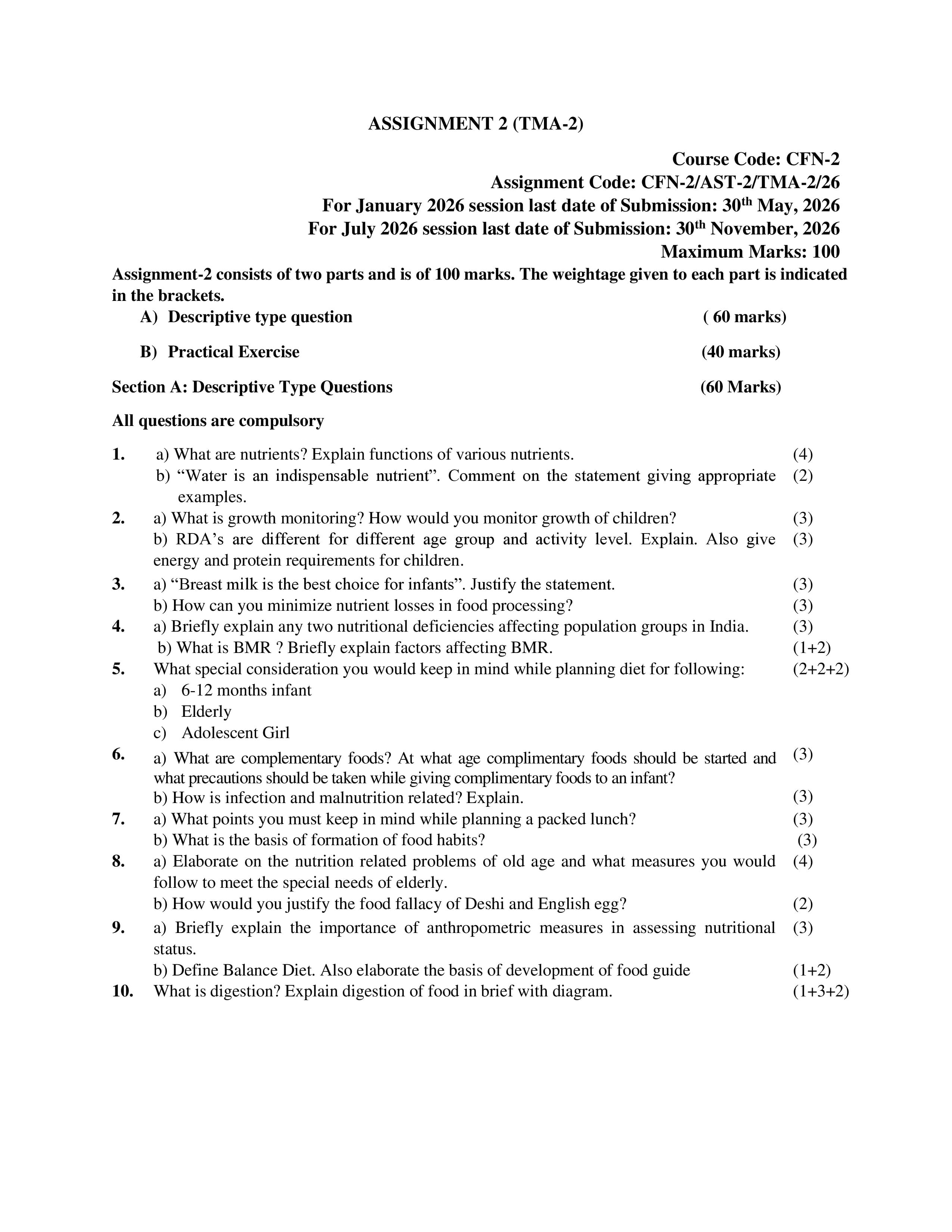 IGNOU CFN 002 Handwritten Hardcopy Assignment 2025-2026 (English Medium)