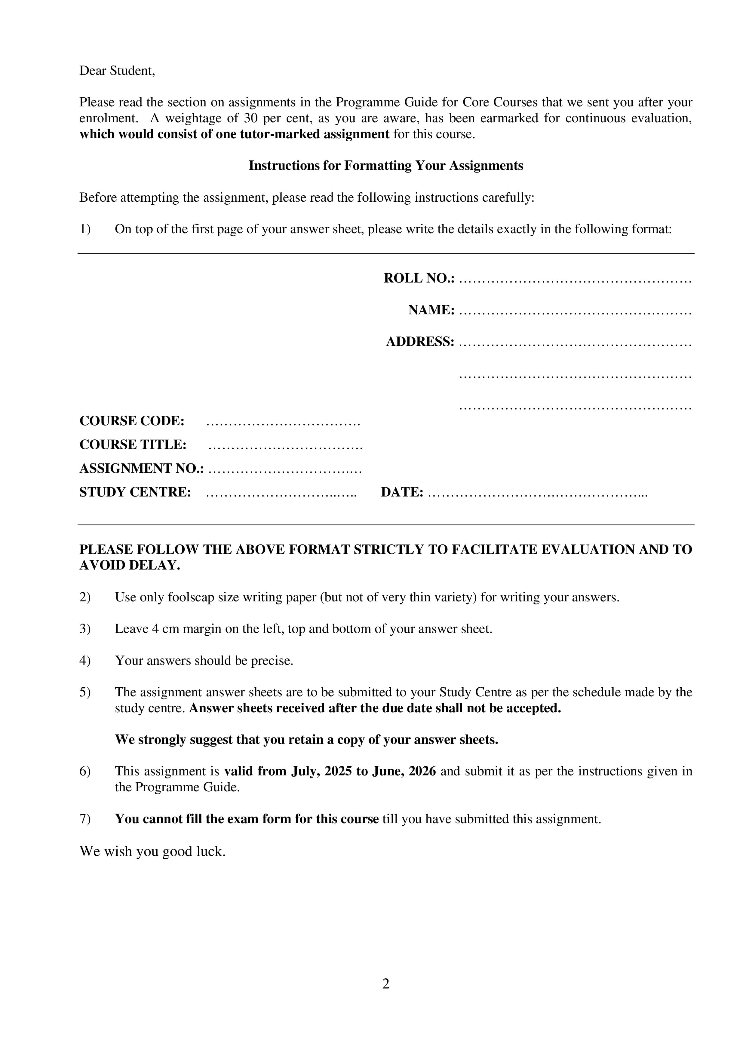 IGNOU MBC 007 Handwritten Hardcopy Assignment 2025-2026 (English Medium)