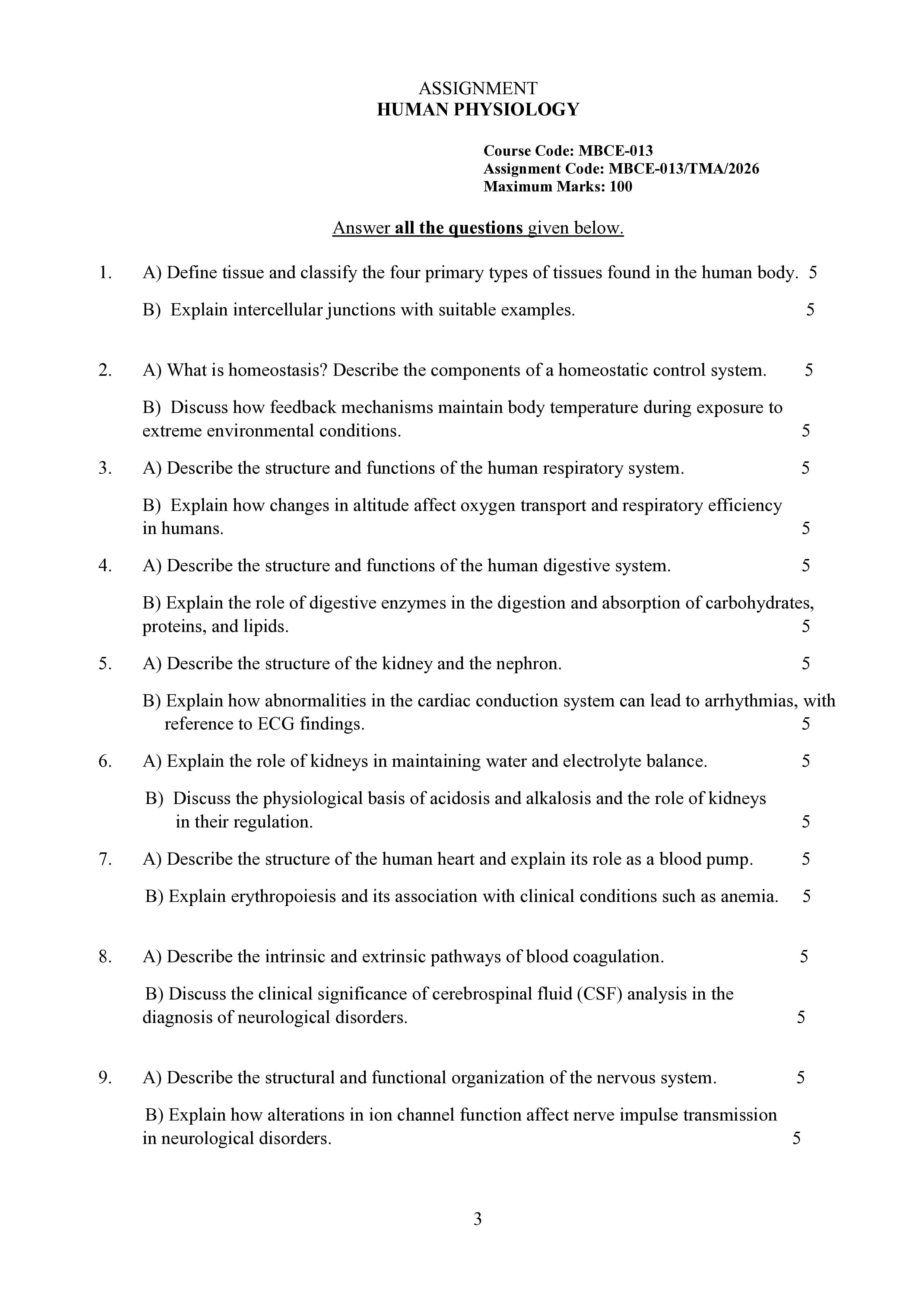 IGNOU MBCE 013 Handwritten Hardcopy Assignment 2026-26 (English Medium)