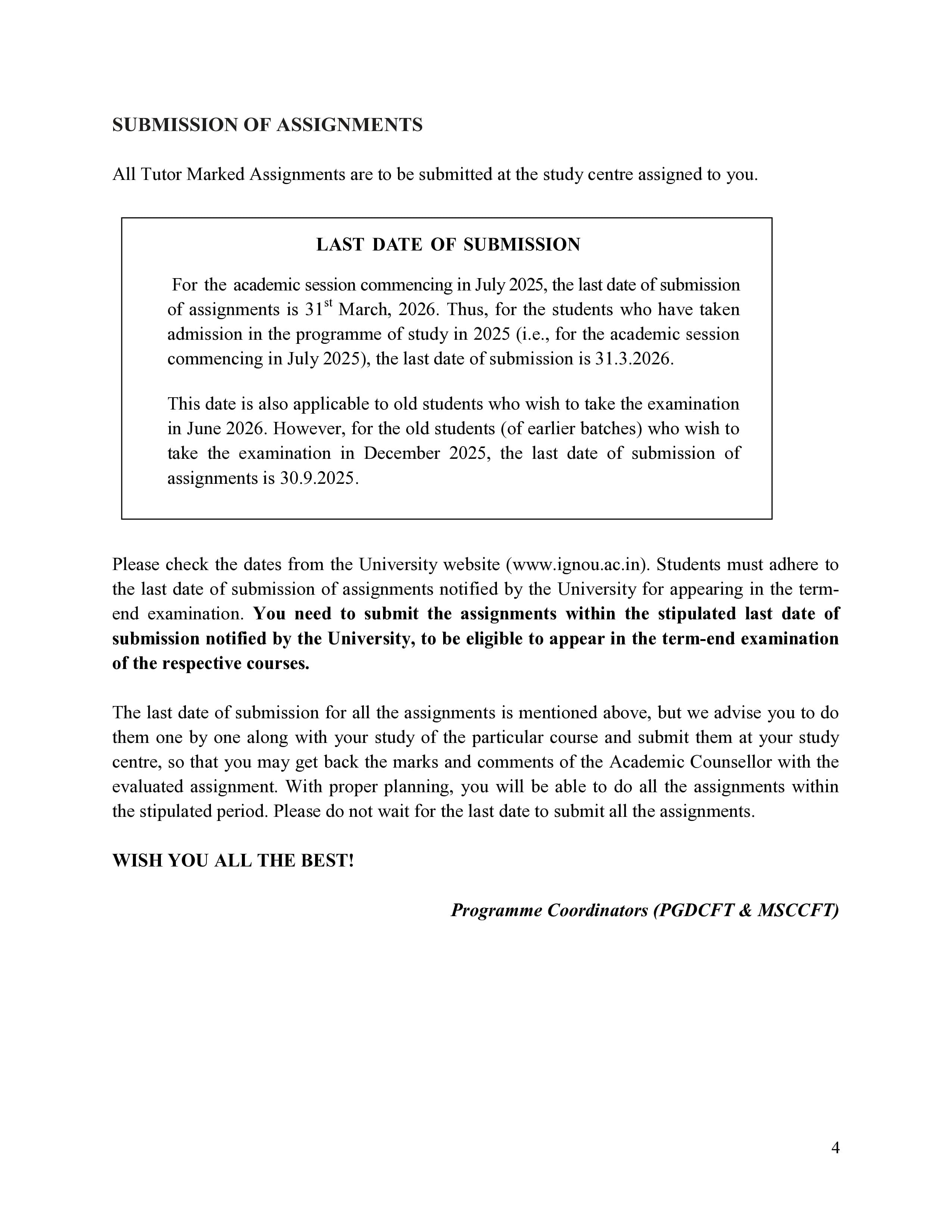 IGNOU MCFT 003 Handwritten Hardcopy Assignment 2025-25 (English Medium)