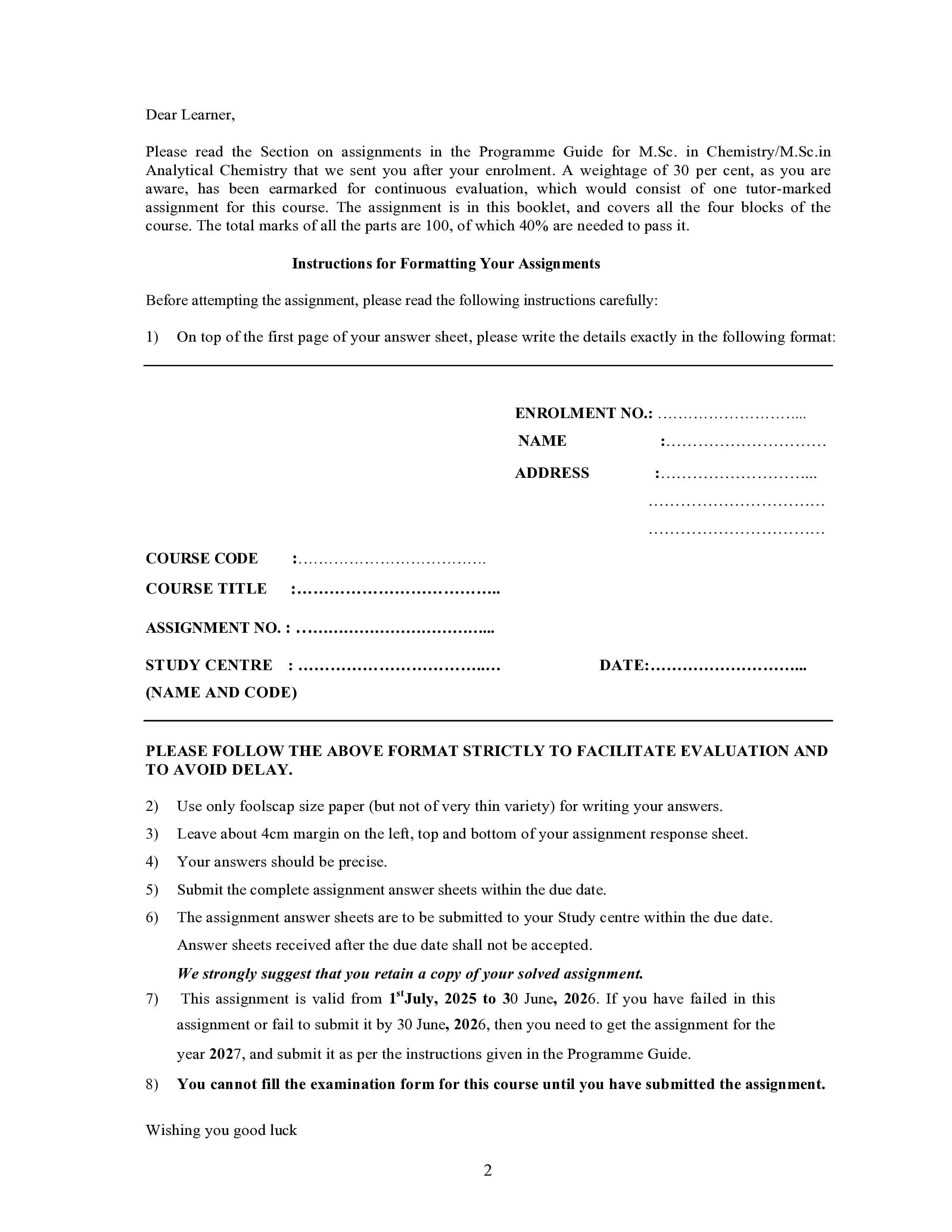 IGNOU MCH 019 Handwritten Hardcopy Assignment 2026-26 (English Medium)