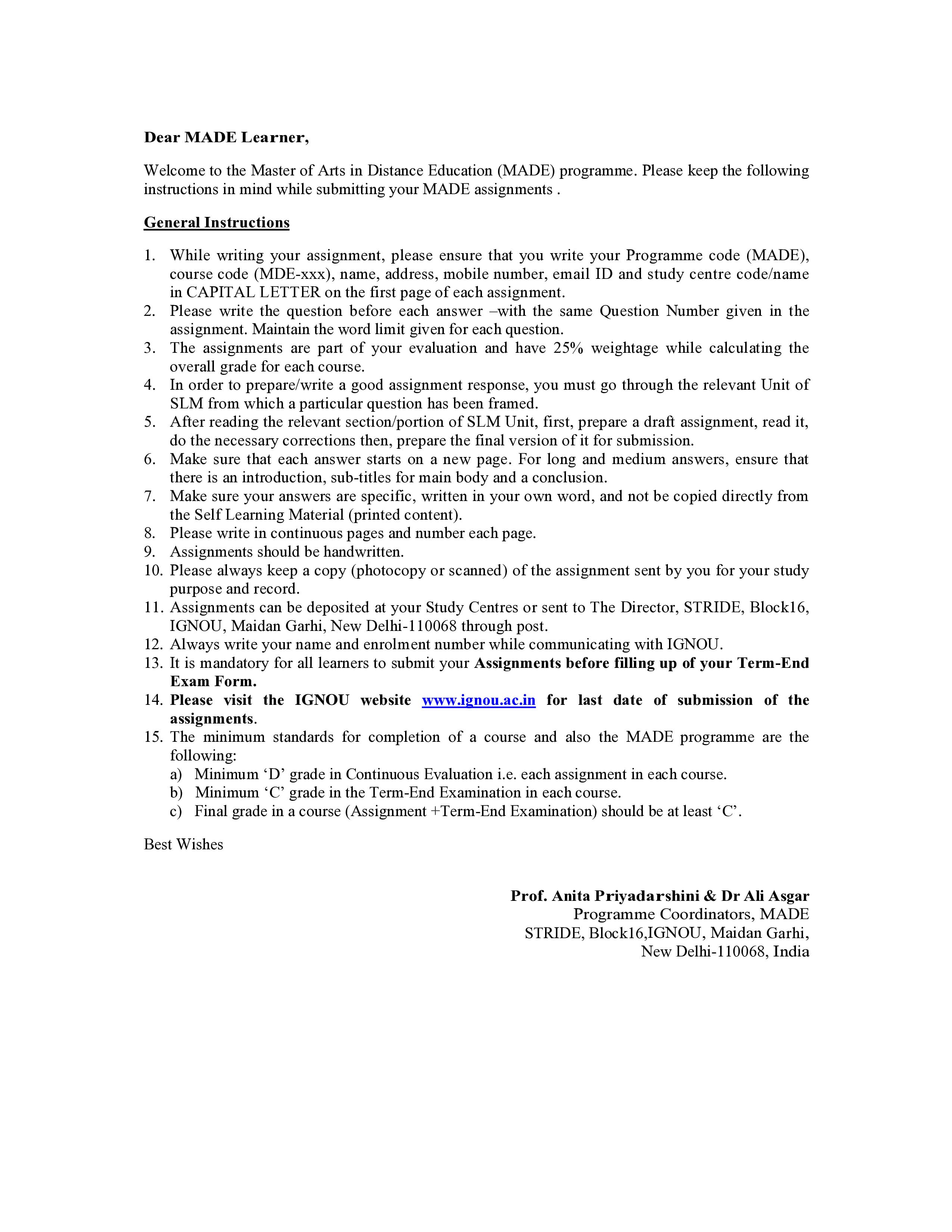 IGNOU MDE 415 Handwritten Hardcopy Assignment 2026-26 (English Medium)