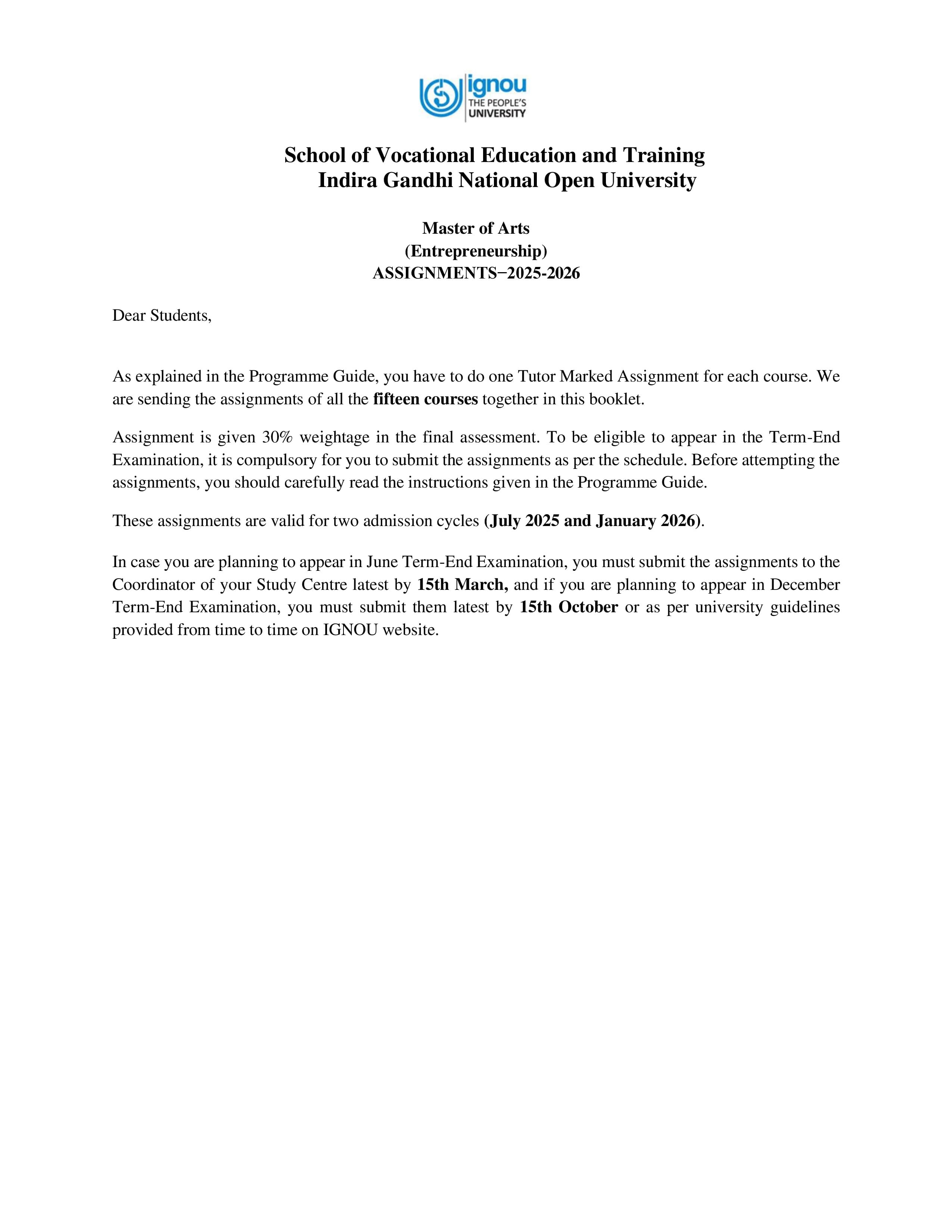 IGNOU MER 008 Handwritten Hardcopy Assignment 2025-2026 (English Medium)