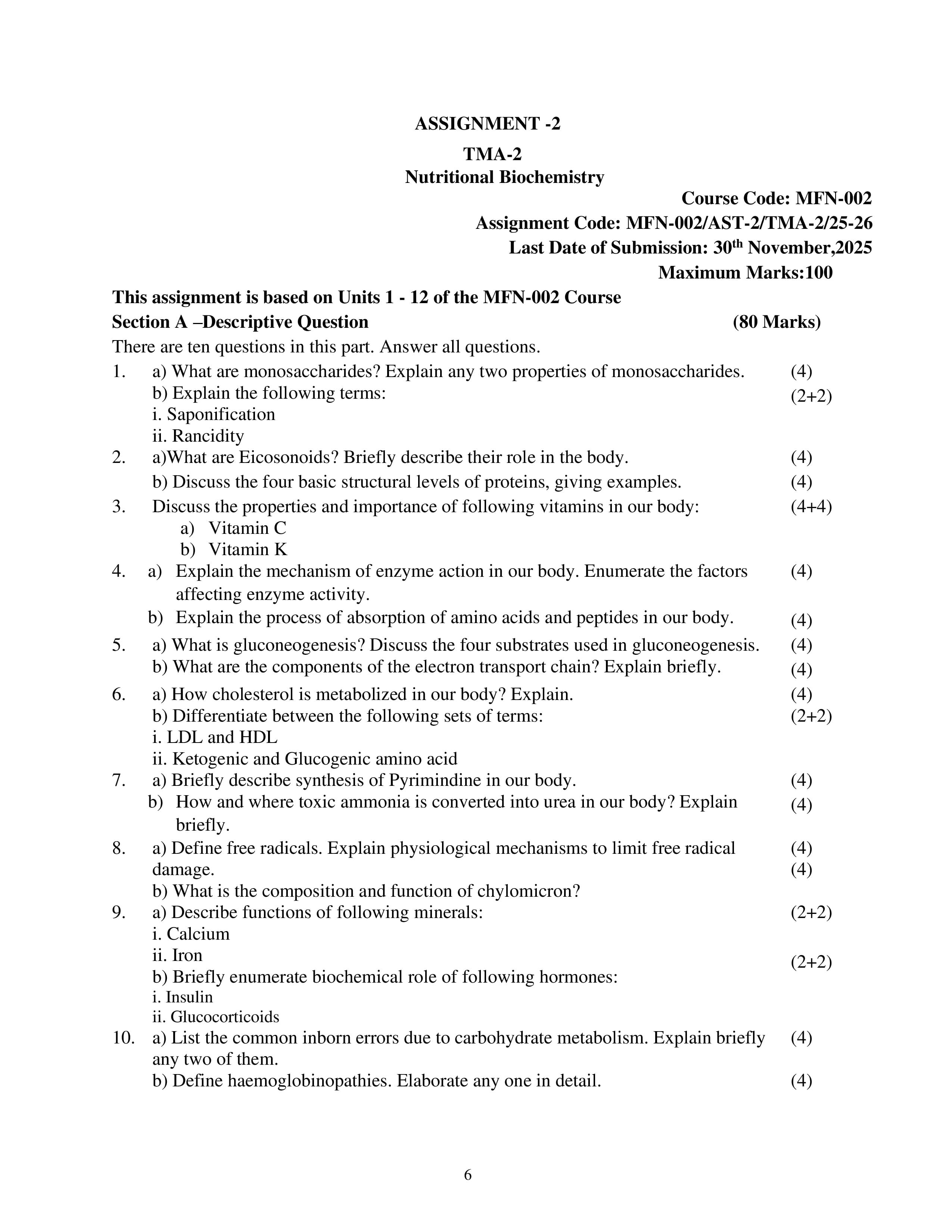 IGNOU MFN 002 Handwritten Hardcopy Assignment 2025-25 (English Medium)