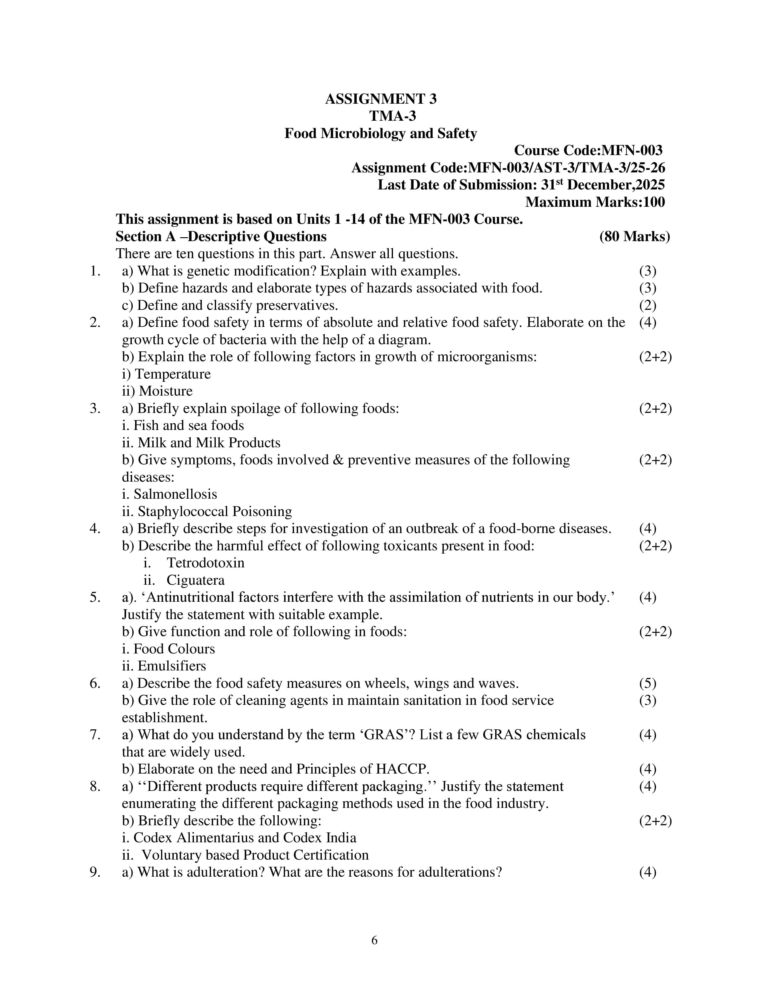 IGNOU MFN 003 Handwritten Hardcopy Assignment 2025-25 (English Medium)