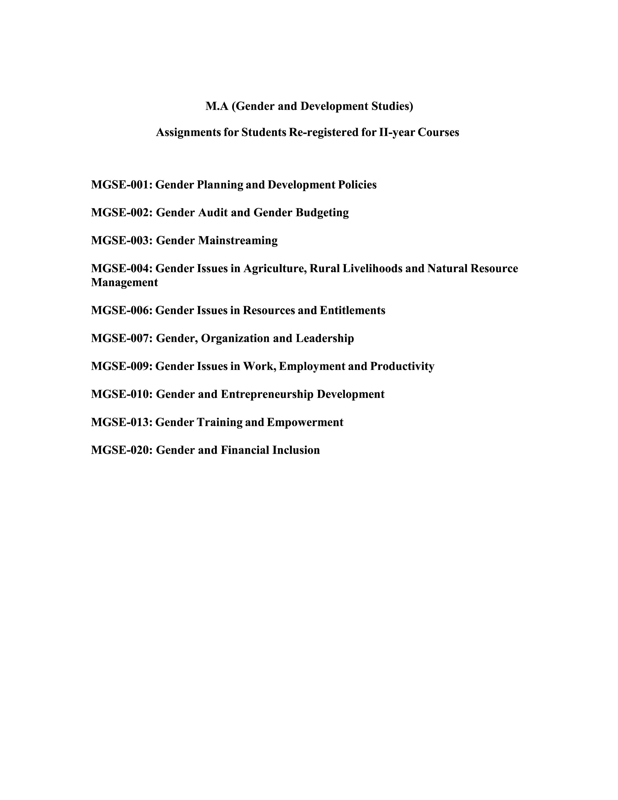 IGNOU MGSE 006 Handwritten Hardcopy Assignment 2025-2026 (English Medium)