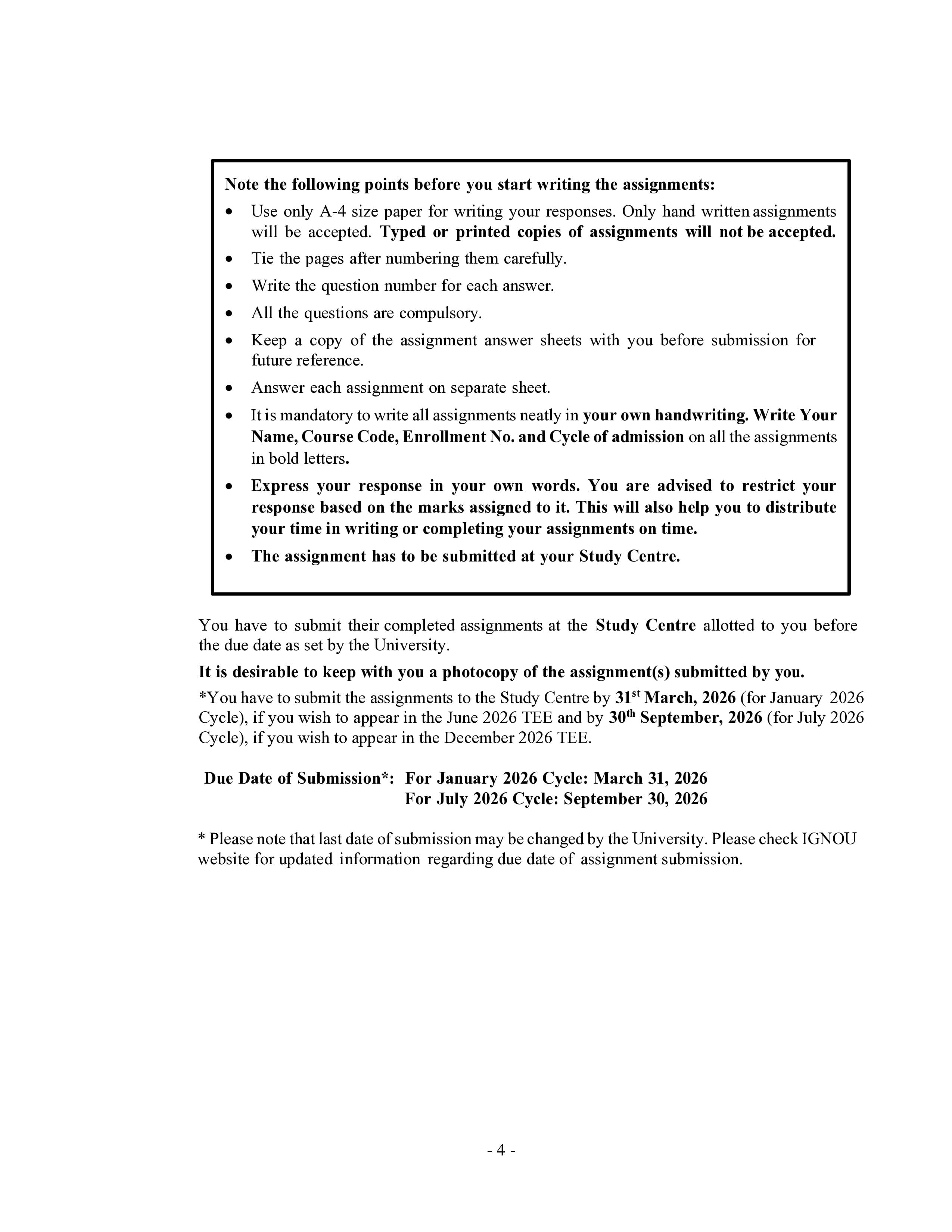 IGNOU MGY 102 Handwritten Hardcopy Assignment 2026-26 (English Medium)