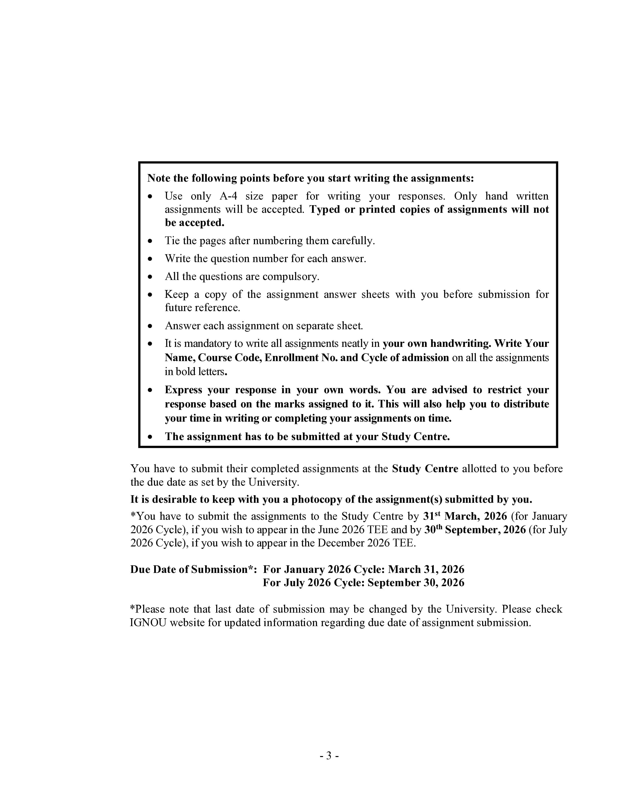 IGNOU MGYE 021 Handwritten Hardcopy Assignment 2026-26 (English Medium)