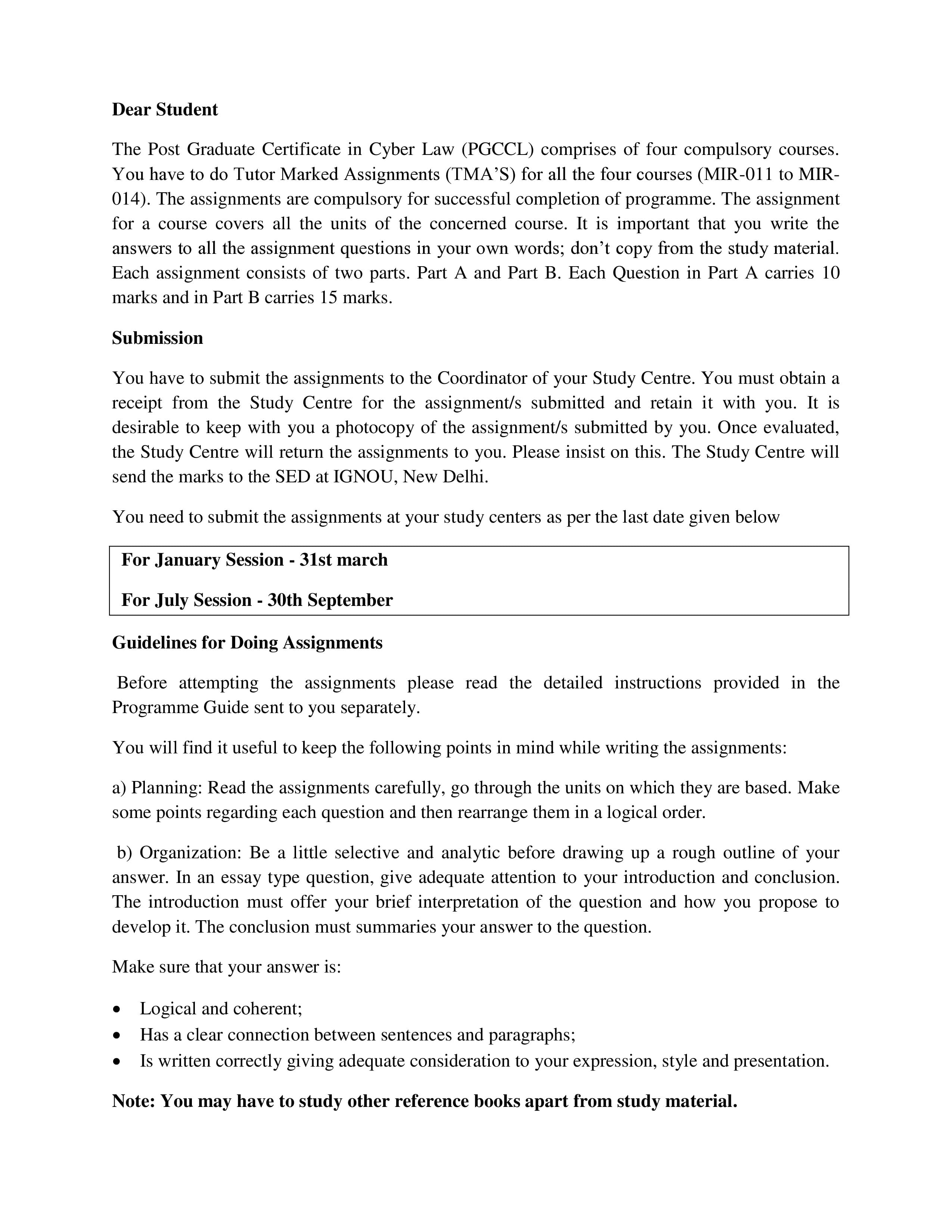 IGNOU MIR 014 Handwritten Hardcopy Assignment 2026-26 (English Medium)