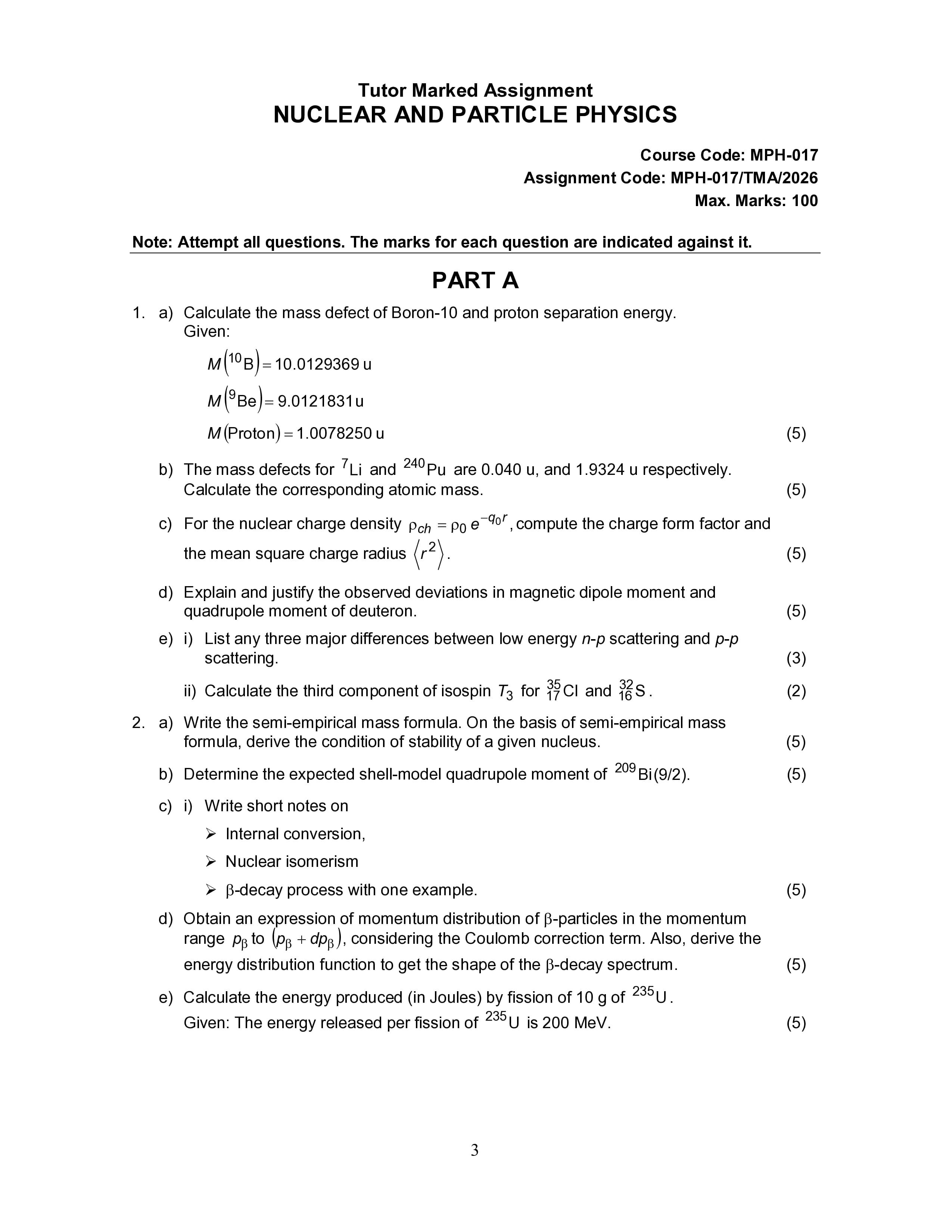 IGNOU MPH 017 Handwritten Hardcopy Assignment 2026-26 (English Medium)