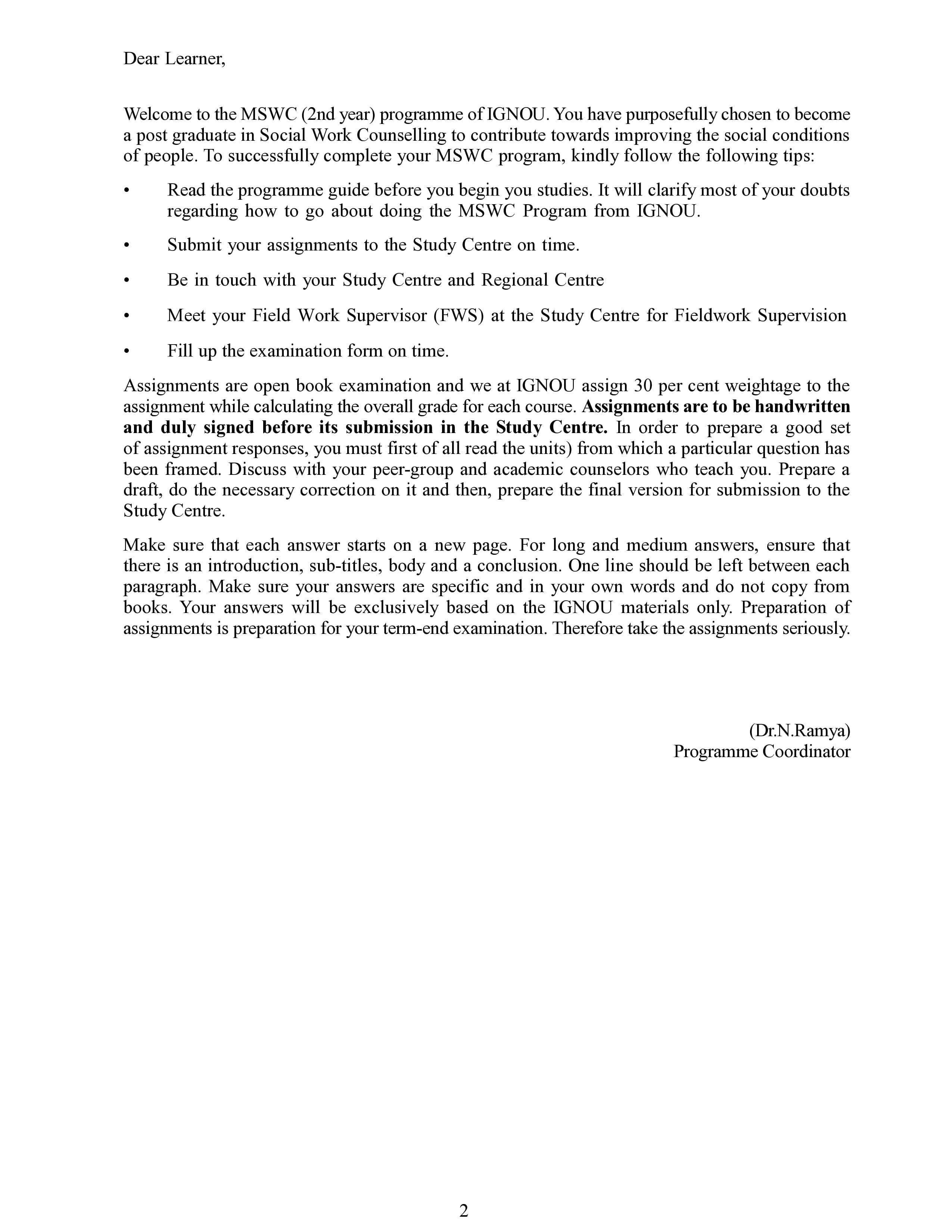 IGNOU MSW 012 Handwritten Hardcopy Assignment 2025-2026 (English Medium)