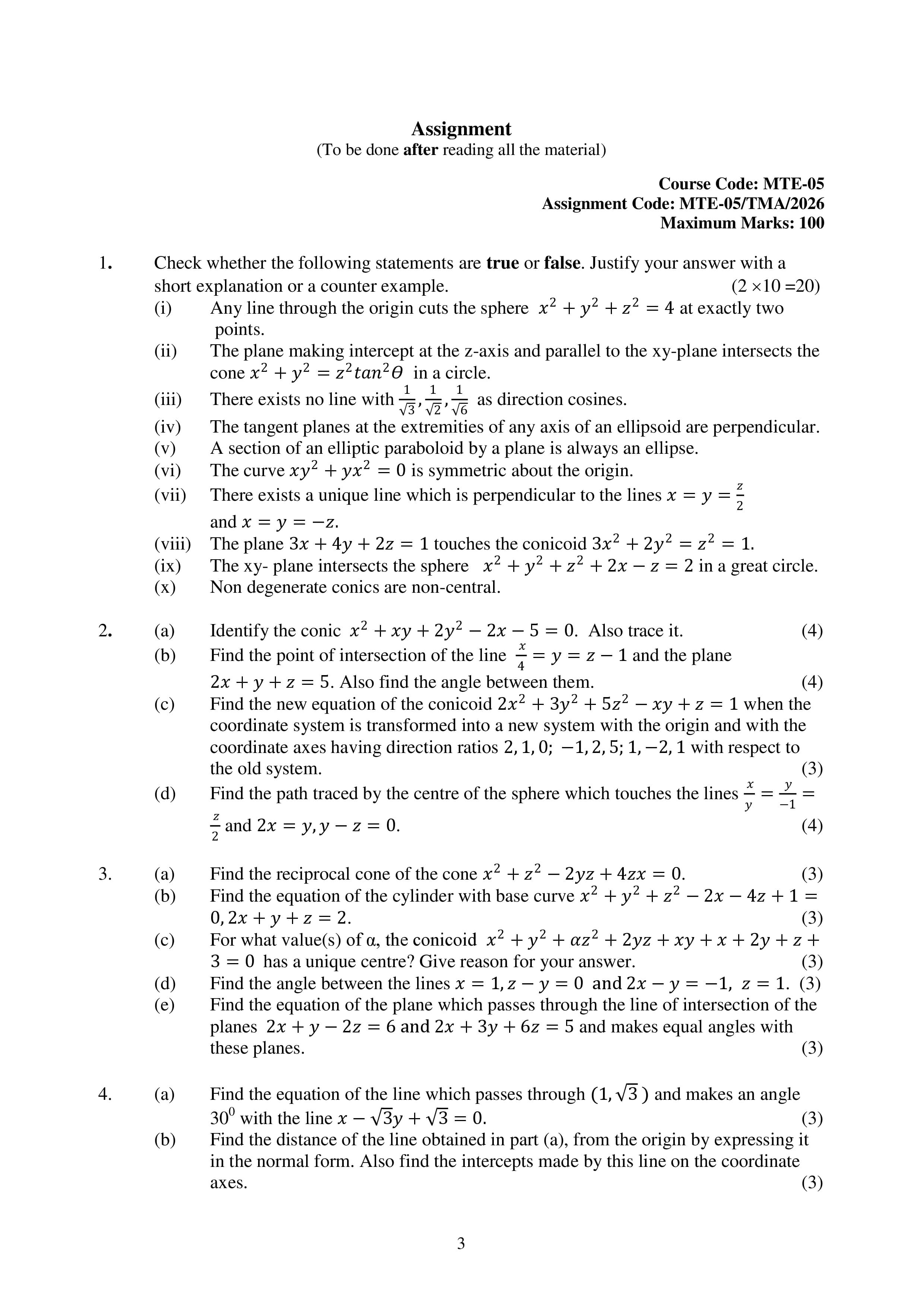 IGNOU MTE 005 Handwritten Hardcopy Assignment 2026-26 (English Medium)