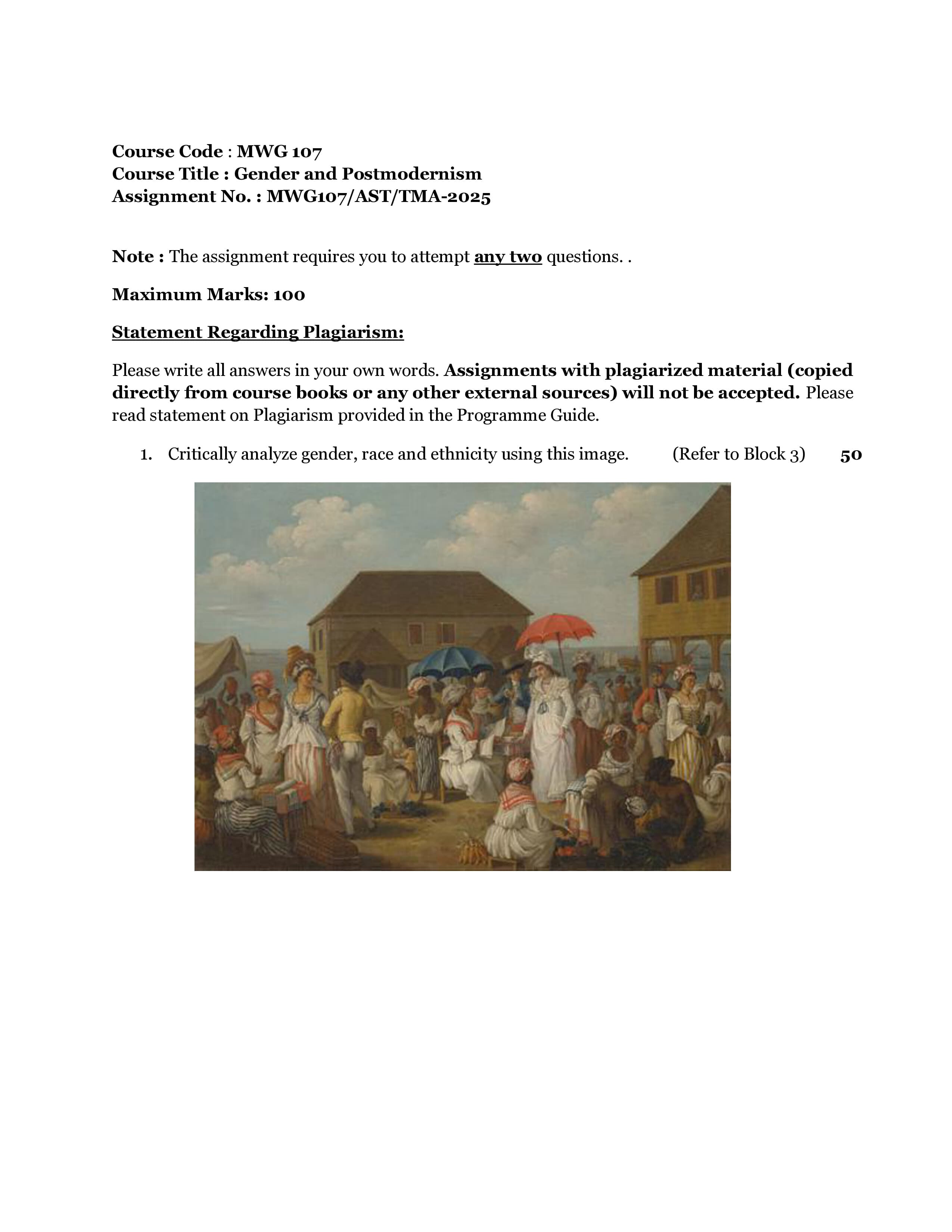 IGNOU MWG 107 Handwritten Hardcopy Assignment 2025-25 (English Medium)