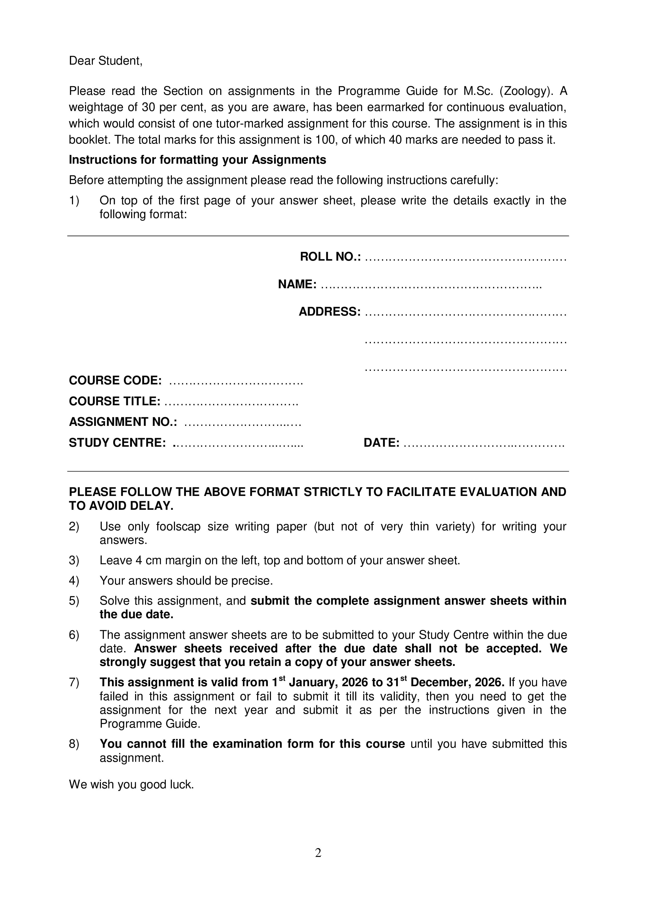 IGNOU MZOE 002 Handwritten Hardcopy Assignment 2026-26 (English Medium)