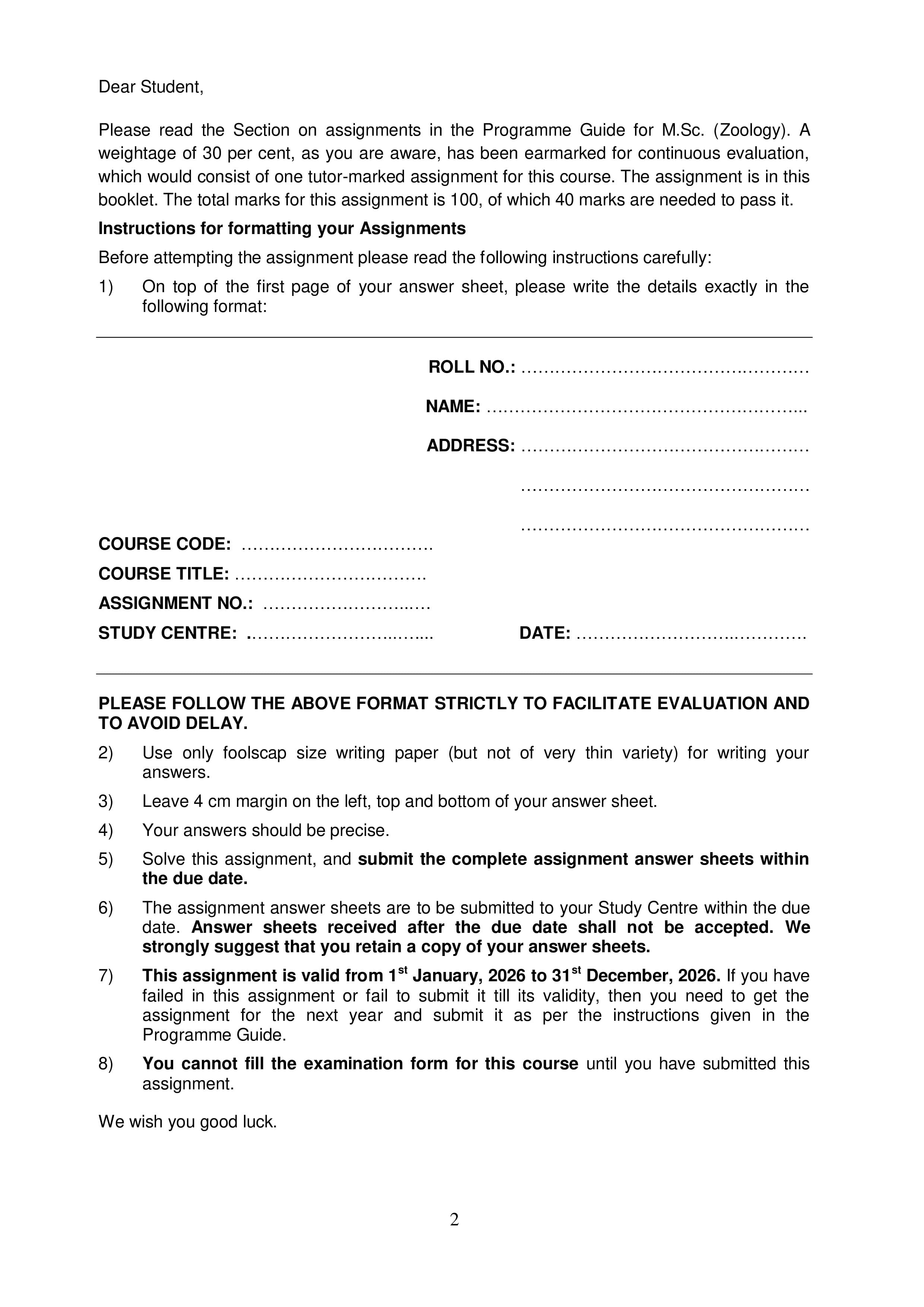 IGNOU MZOE 006 Handwritten Hardcopy Assignment 2026-26 (English Medium)