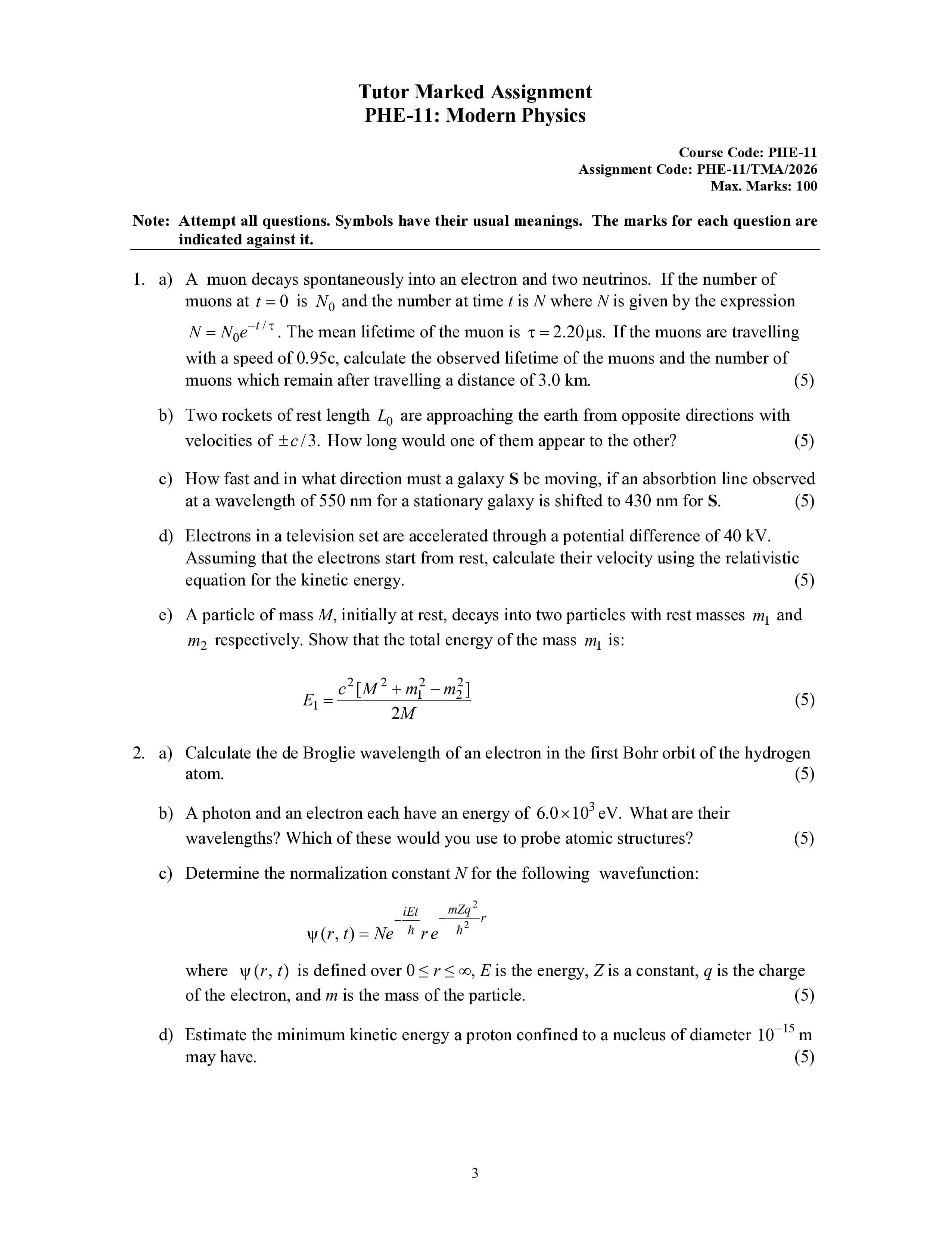 IGNOU PHE 011 Handwritten Hardcopy Assignment 2026-26 (English Medium)