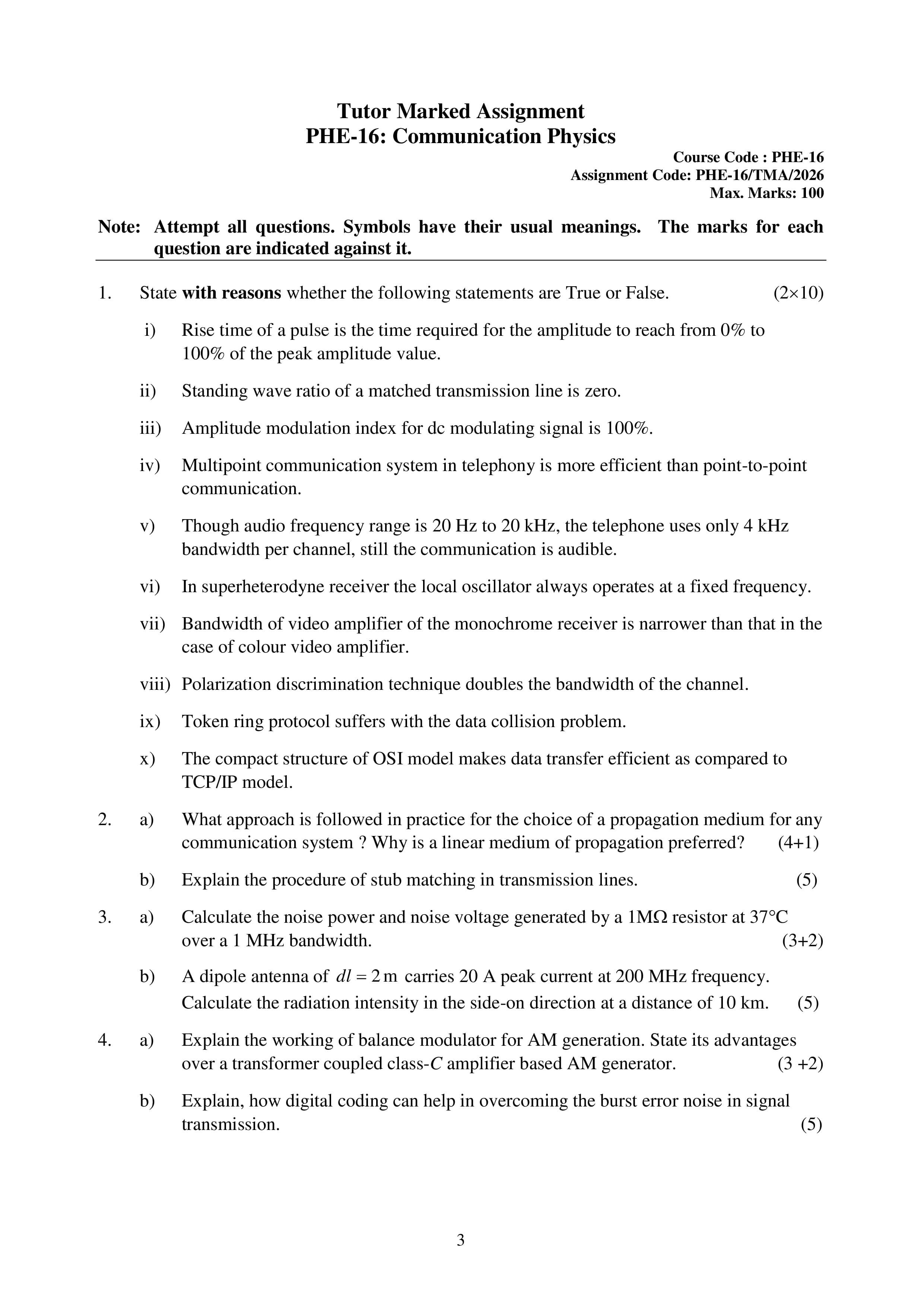 IGNOU PHE 016 Handwritten Hardcopy Assignment 2026-26 (English Medium)