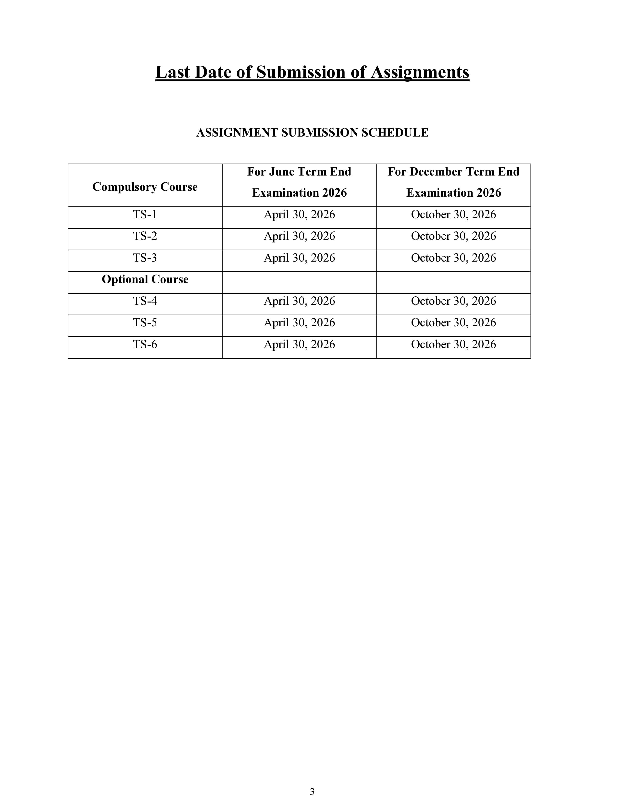 IGNOU TS 003 Handwritten Hardcopy Assignment 2026-26 (English Medium)