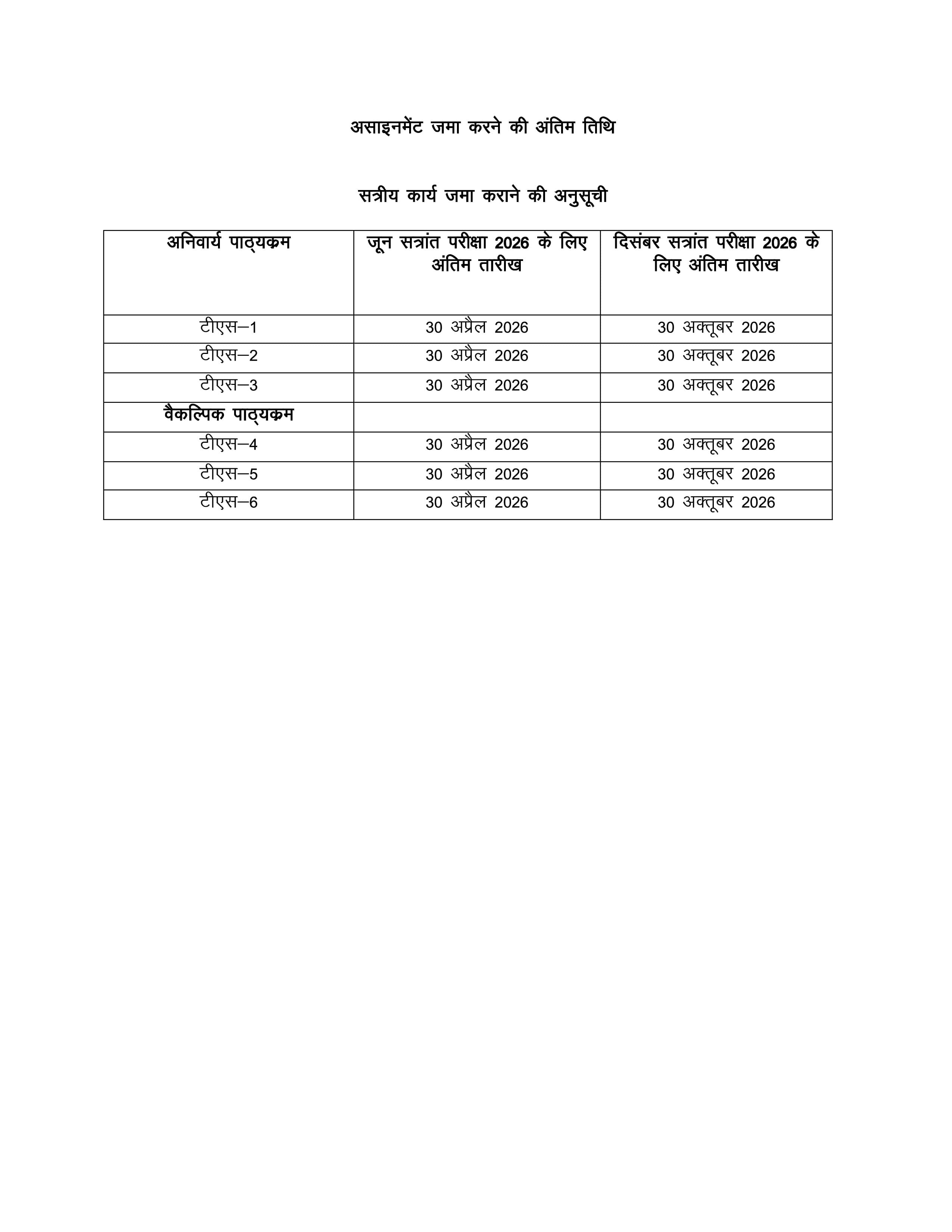 IGNOU TS 003 Handwritten Hardcopy Assignment 2026-26 (Hindi Medium)